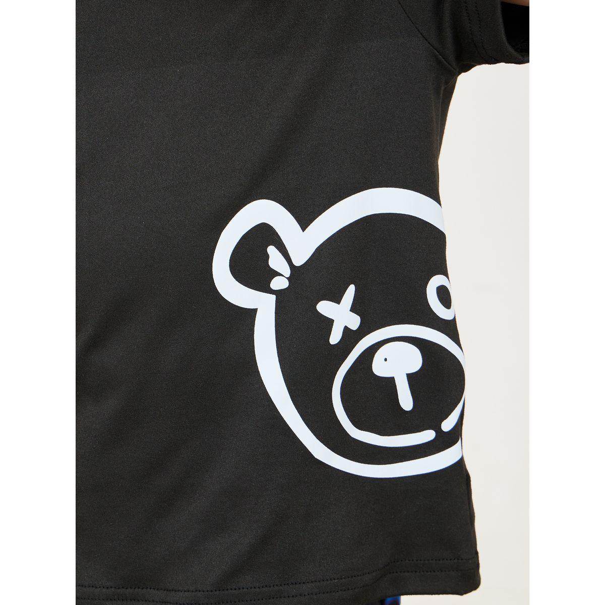Styli Bear Graphic Print T-Shirt, Shorts & Hat Set-boys-clothing-setsandcoords-image-4