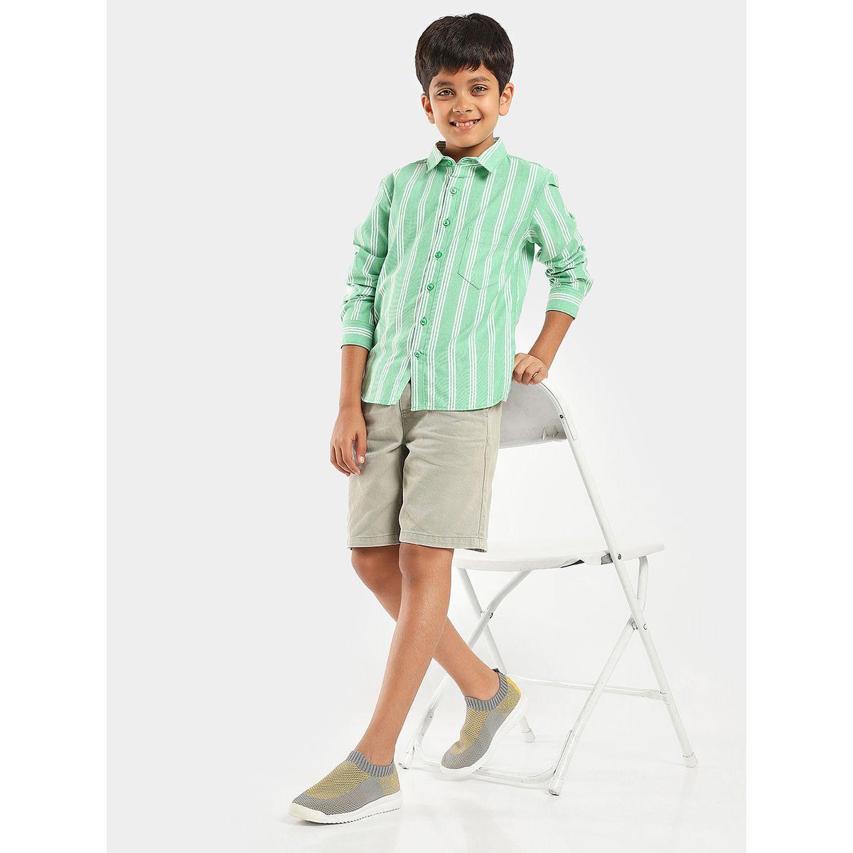 LilPicks X Styli  Striped Regular Fit Shirt-boys-clothing-shirts-image-1
