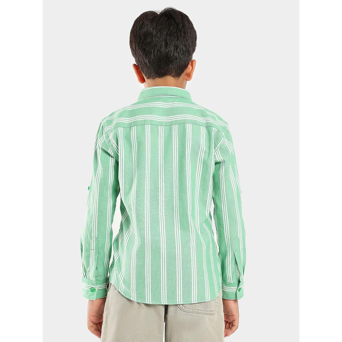 LilPicks X Styli  Striped Regular Fit Shirt-boys-clothing-shirts-image-3