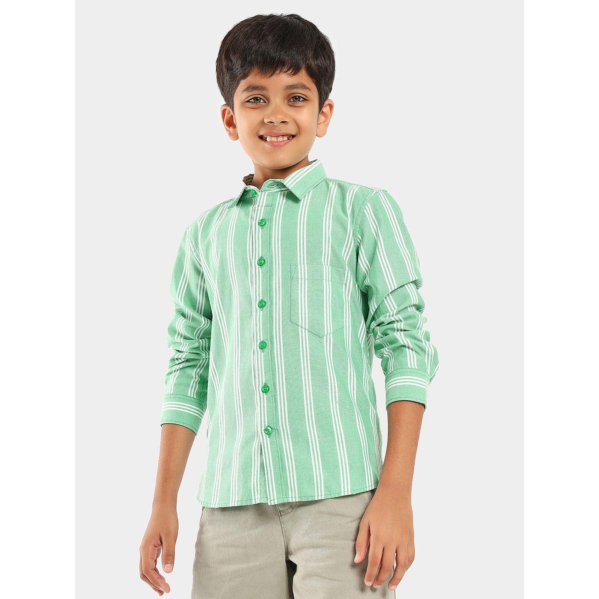 LilPicks X Styli  Striped Regular Fit Shirt-boys-clothing-shirts-image-5