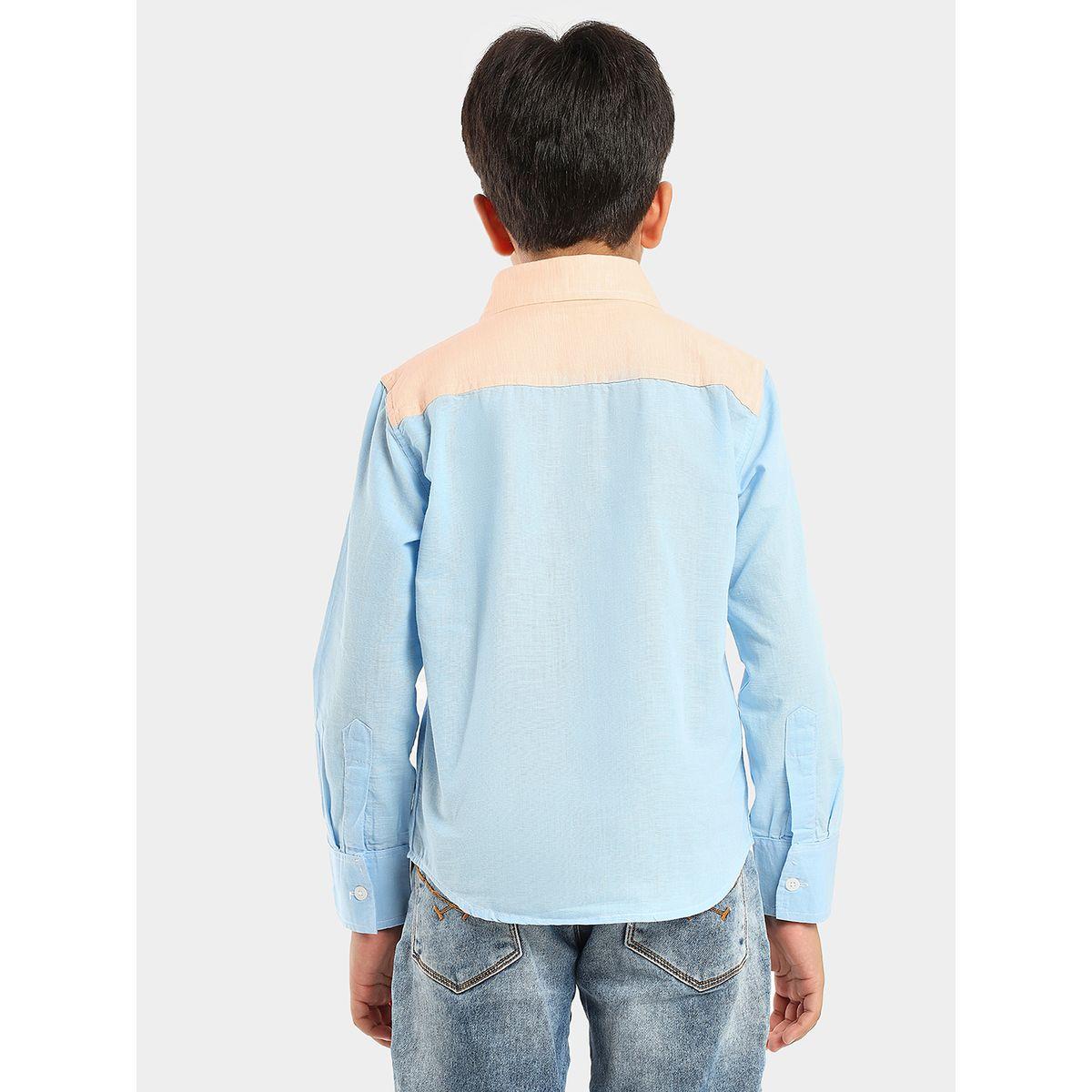 LilPicks X Styli  Colorblock Regular Fit Shirt-boys-clothing-shirts-image-2