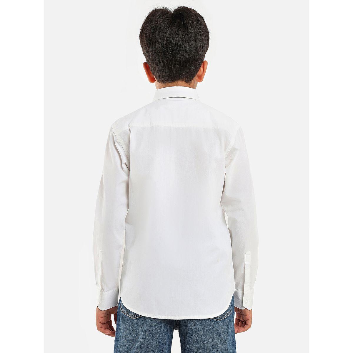 LilPicks X Styli  Pleated Detail Regular Fit Shirts-boys-clothing-shirts-image-2