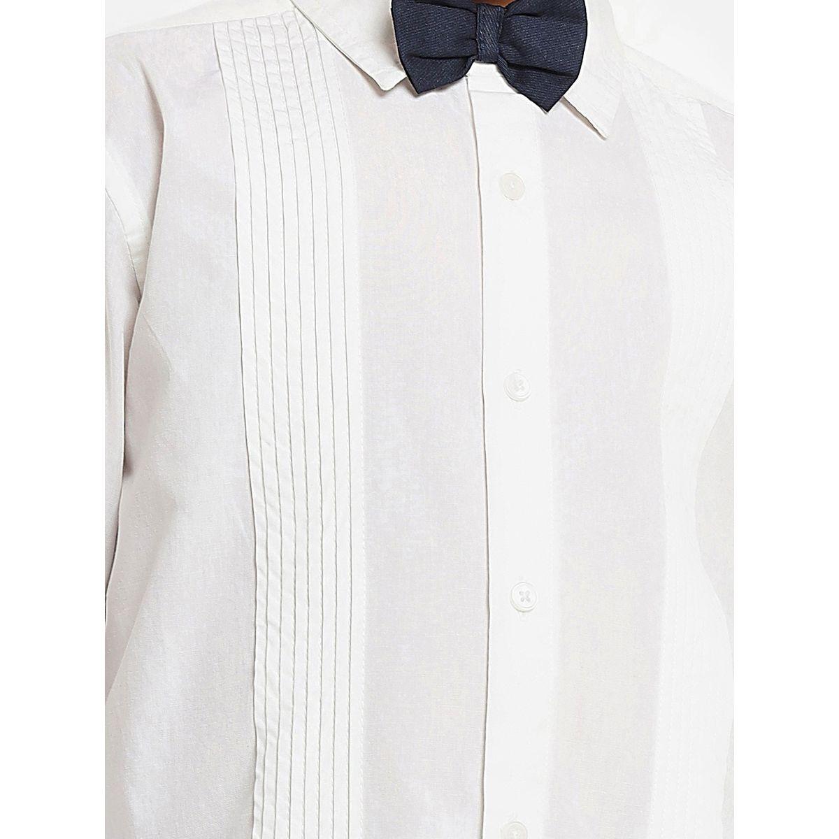 LilPicks X Styli  Pleated Detail Regular Fit Shirts-boys-clothing-shirts-image-3