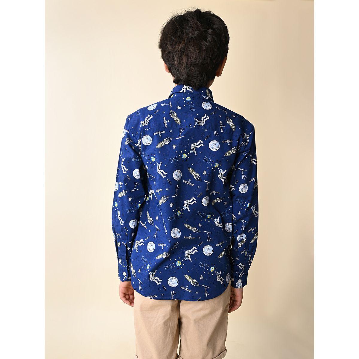 قميص مطبع بالكامل مع قصة عادية ليل بيكس × ستايلي-boys-clothing-shirts-image-2