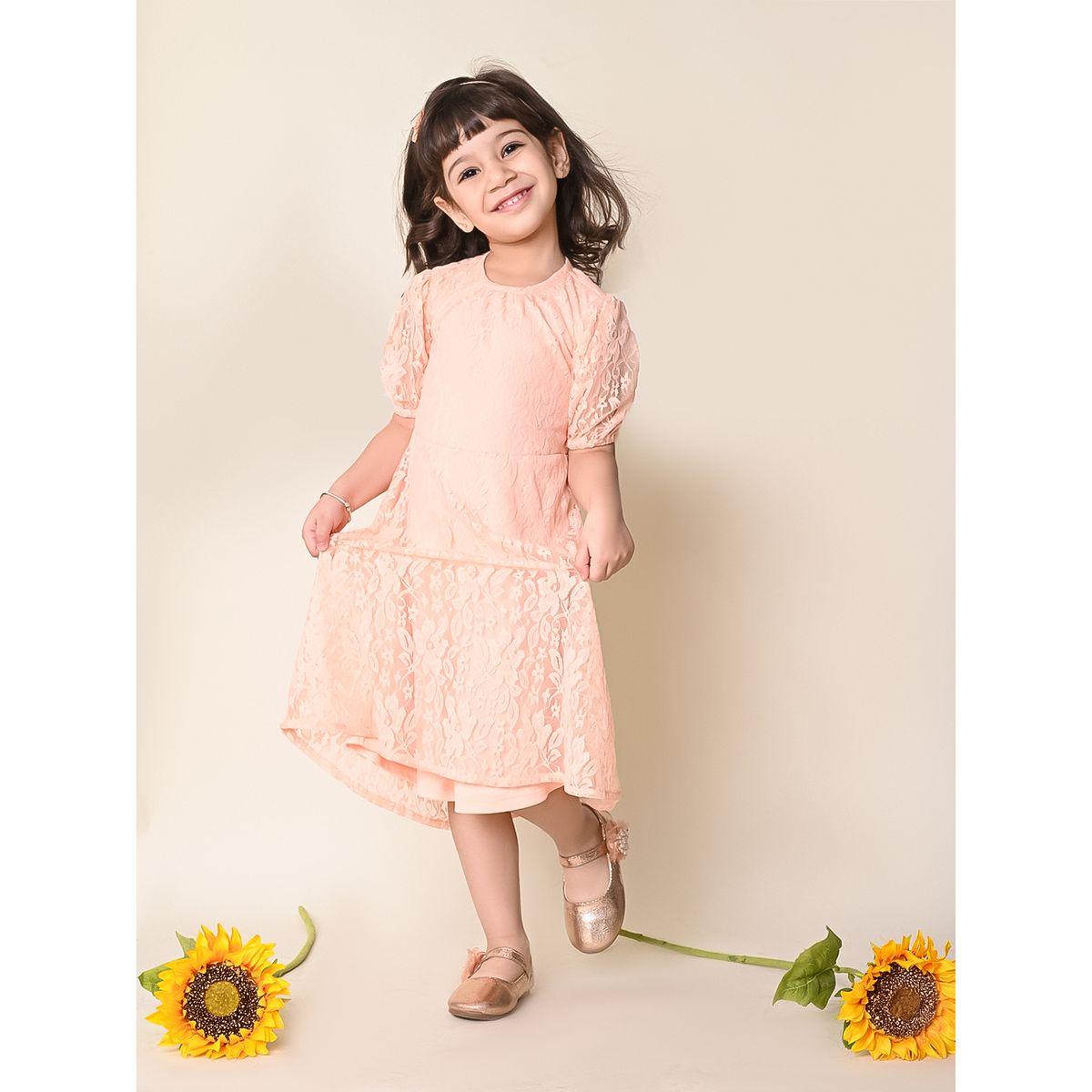 LilPicks X Styli  All Over Lace A-Line Dress-girls-clothing-dressesandjumpsuits-image-1