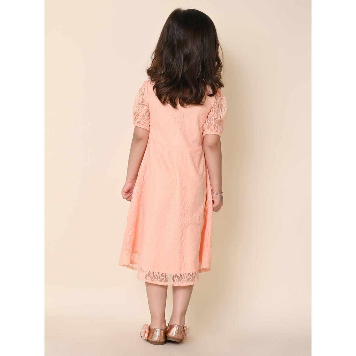 LilPicks X Styli  All Over Lace A-Line Dress-girls-clothing-dressesandjumpsuits-image-2