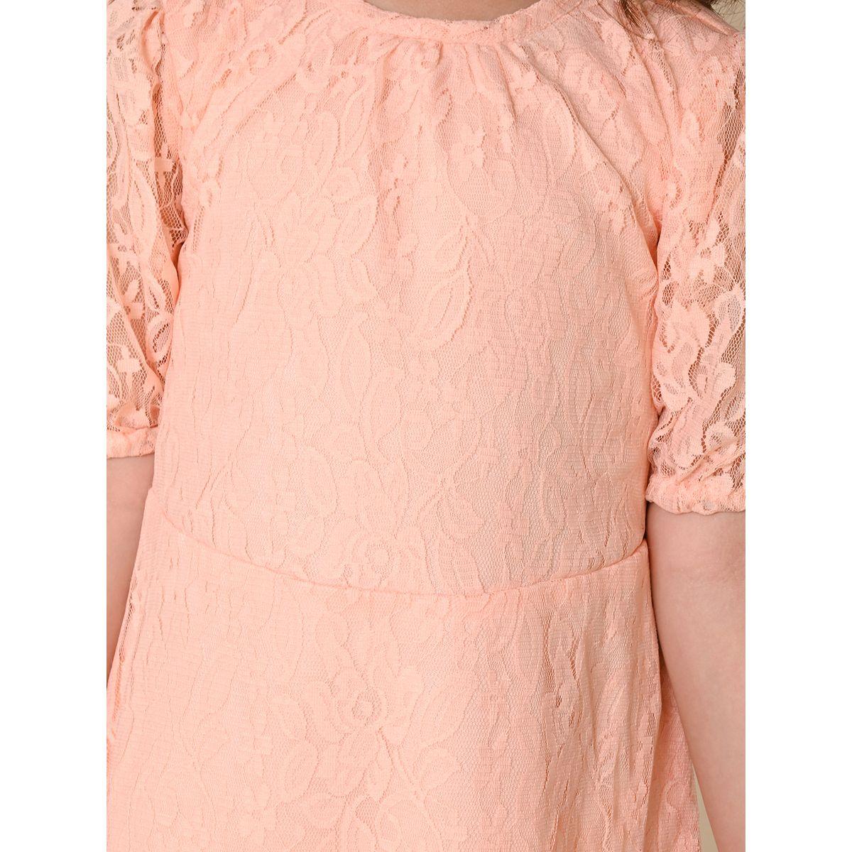 LilPicks X Styli  All Over Lace A-Line Dress-girls-clothing-dressesandjumpsuits-image-5