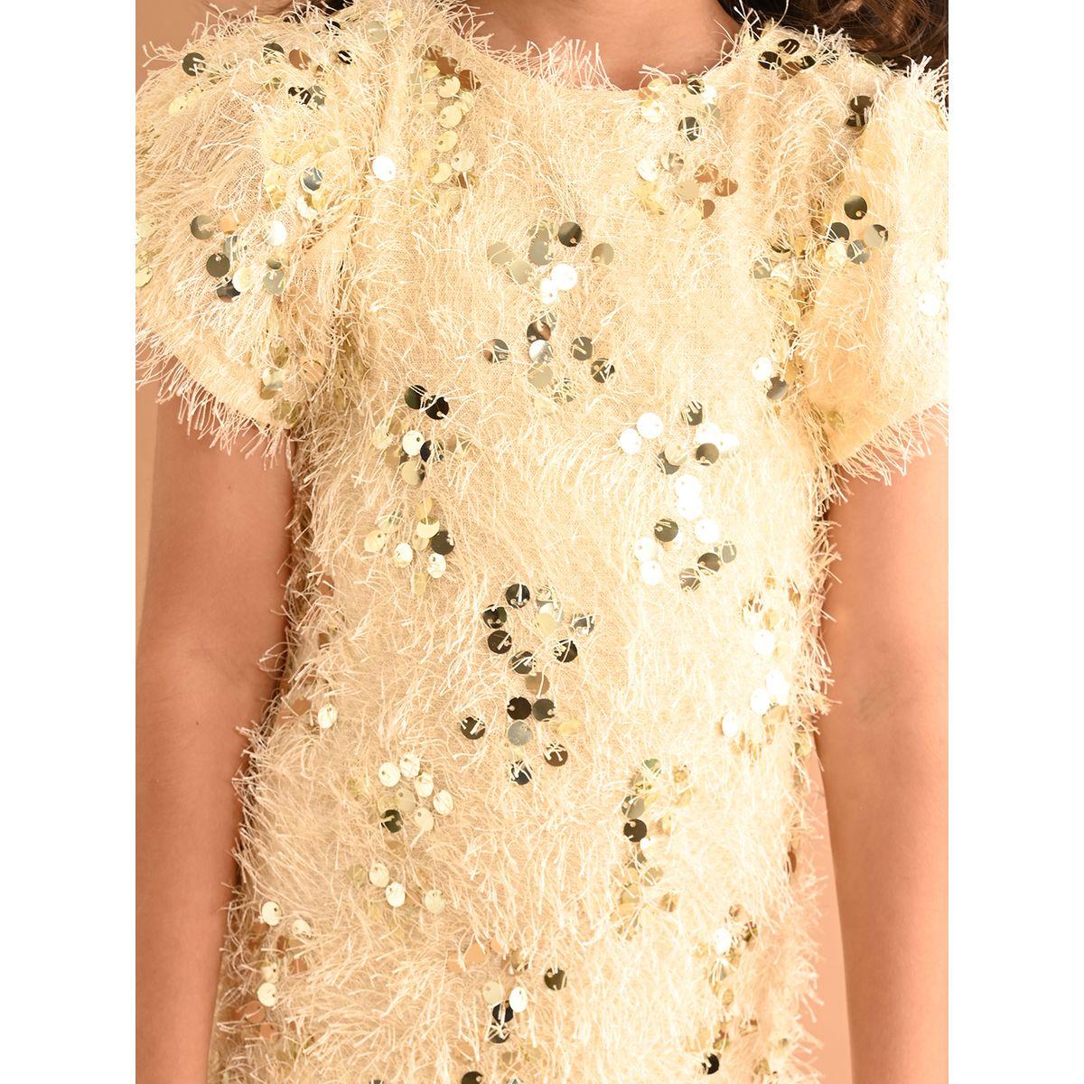 LilPicks X Styli  Faux Fur Sequin Detail Dress-girls-clothing-dressesandjumpsuits-image-4