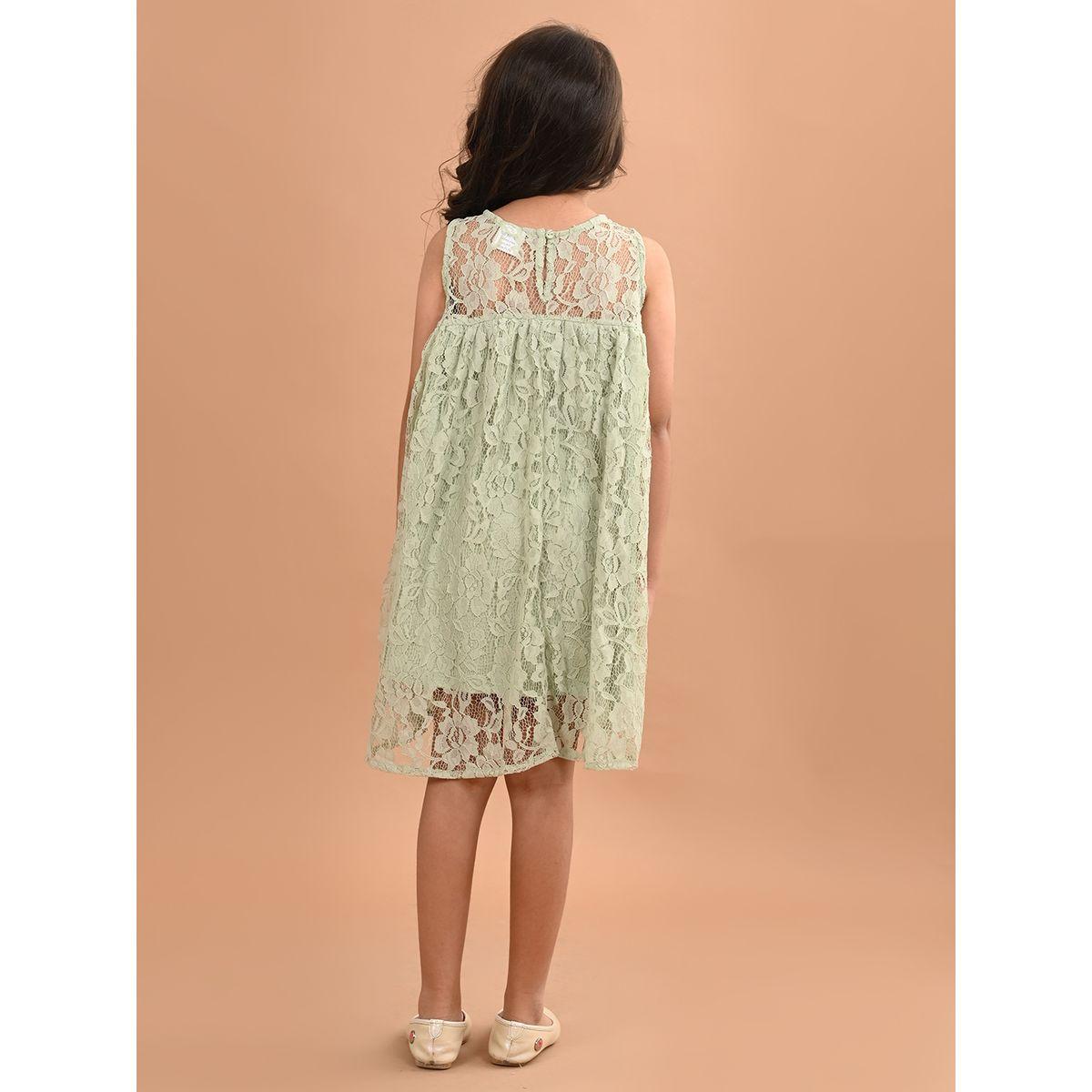 LilPicks X Styli  All Over Lace Tunic Dress-girls-clothing-dressesandjumpsuits-image-2