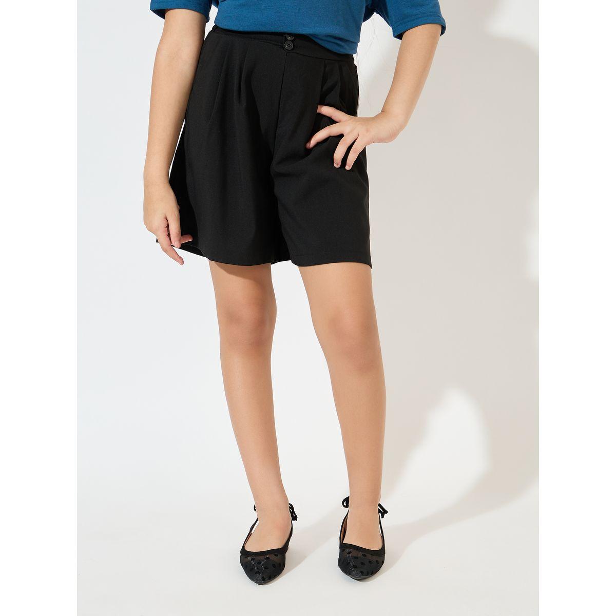 Styli Asymmetrical Neck Top & Wide Leg Shorts Set-girls-clothing-setsandcoords-image-5