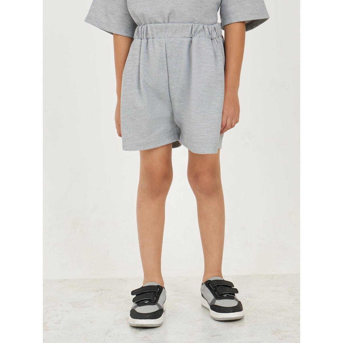 Styli Oversized Drop Shoulder Polo T-shirt & Short Set-boys-clothing-setsandcoords-image-5