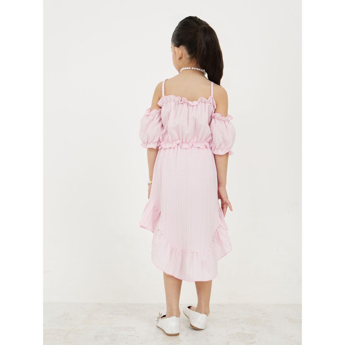 مجموعة من تنورة وبلوزة باكتاف مكشوفة-girls-clothing-setsandcoords-image-5