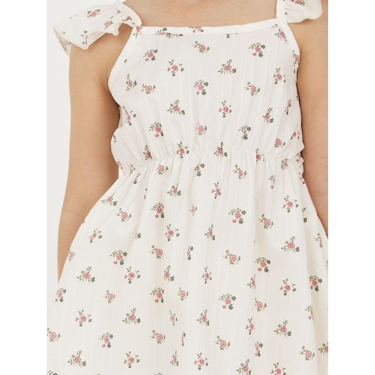 بلوزة بيبلوم بتفاصيل كشكش وطبعات صغيرة-girls-clothing-tshirts-image-3