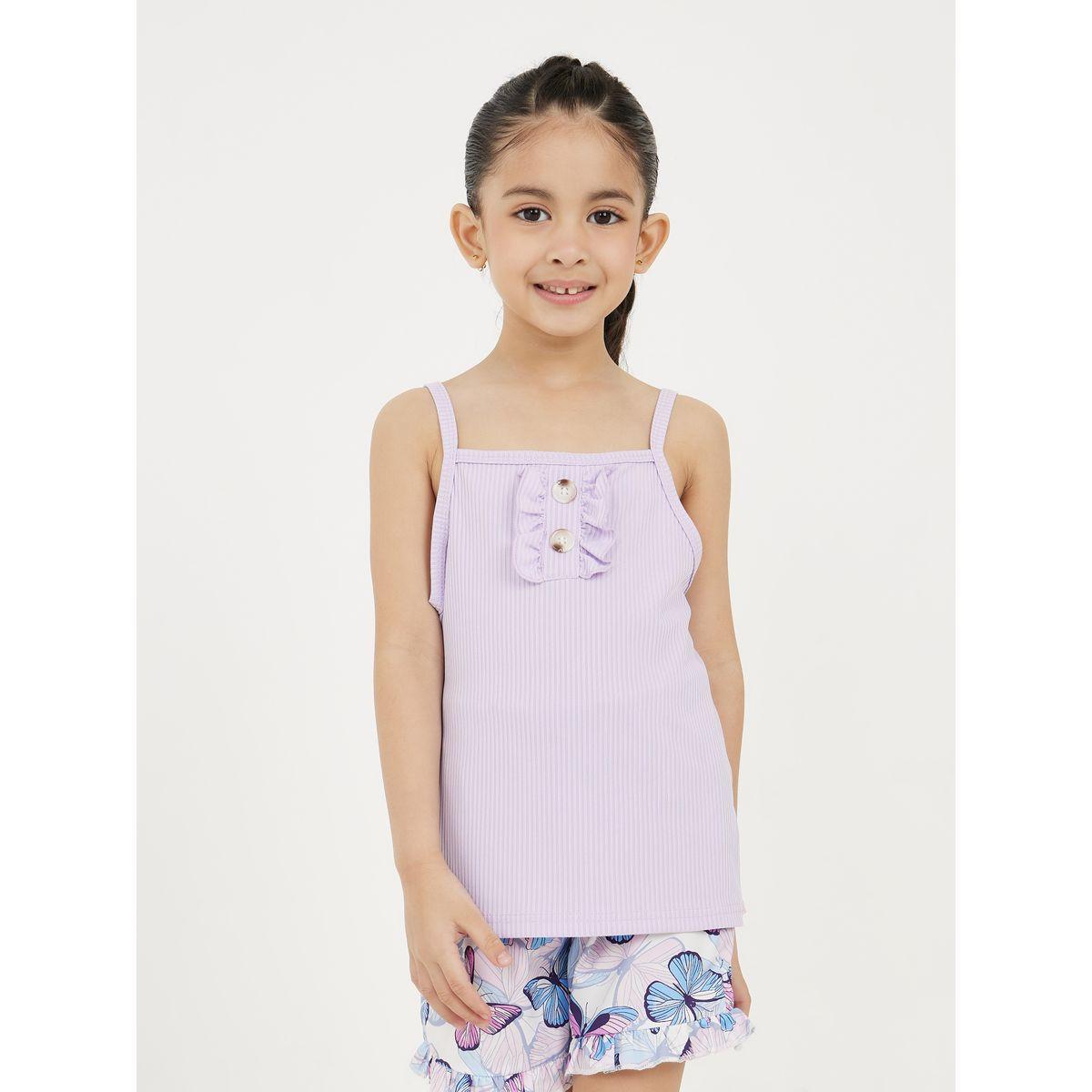مجموعة من شورت مع بلوزة محبوكة مزينة بفيونكة-girls-clothing-setsandcoords-image-3