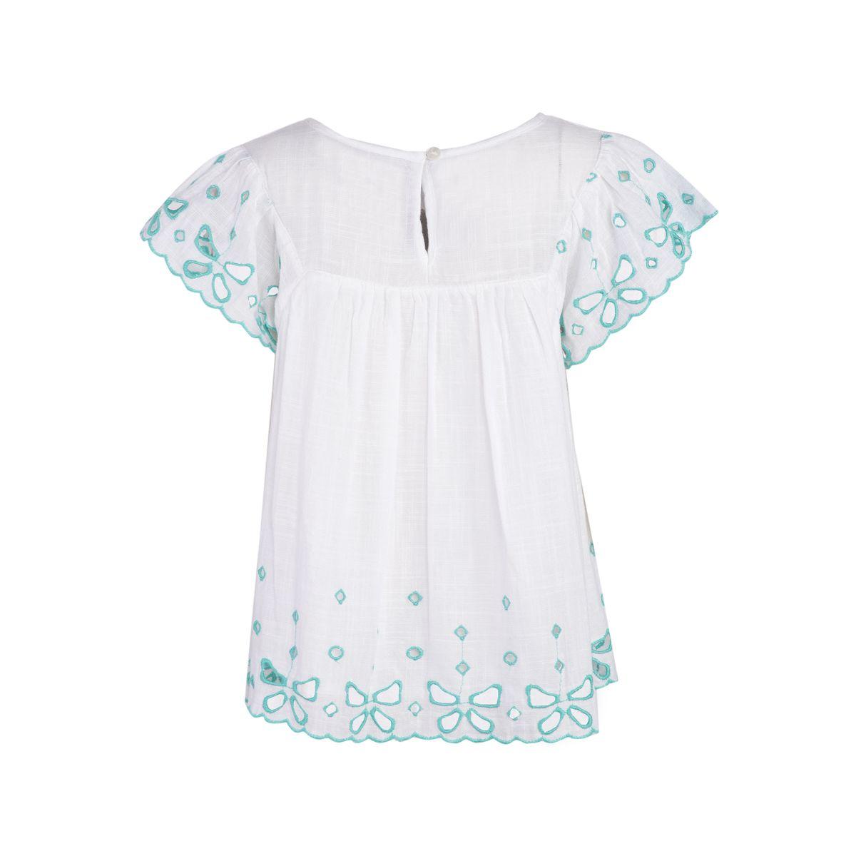 Styli Contrast Broderie Tunic Top-girls-clothing-blousesandshirts-image-2