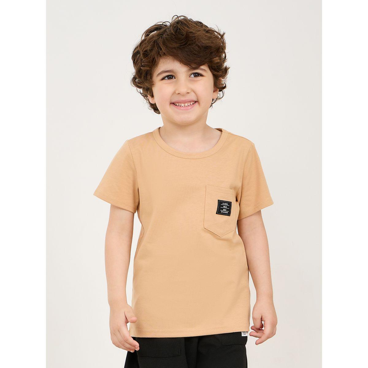 Styli Patch Pocket Detail Binding Neck T-shirt-boys-clothing-tshirtsandpolos-image-1