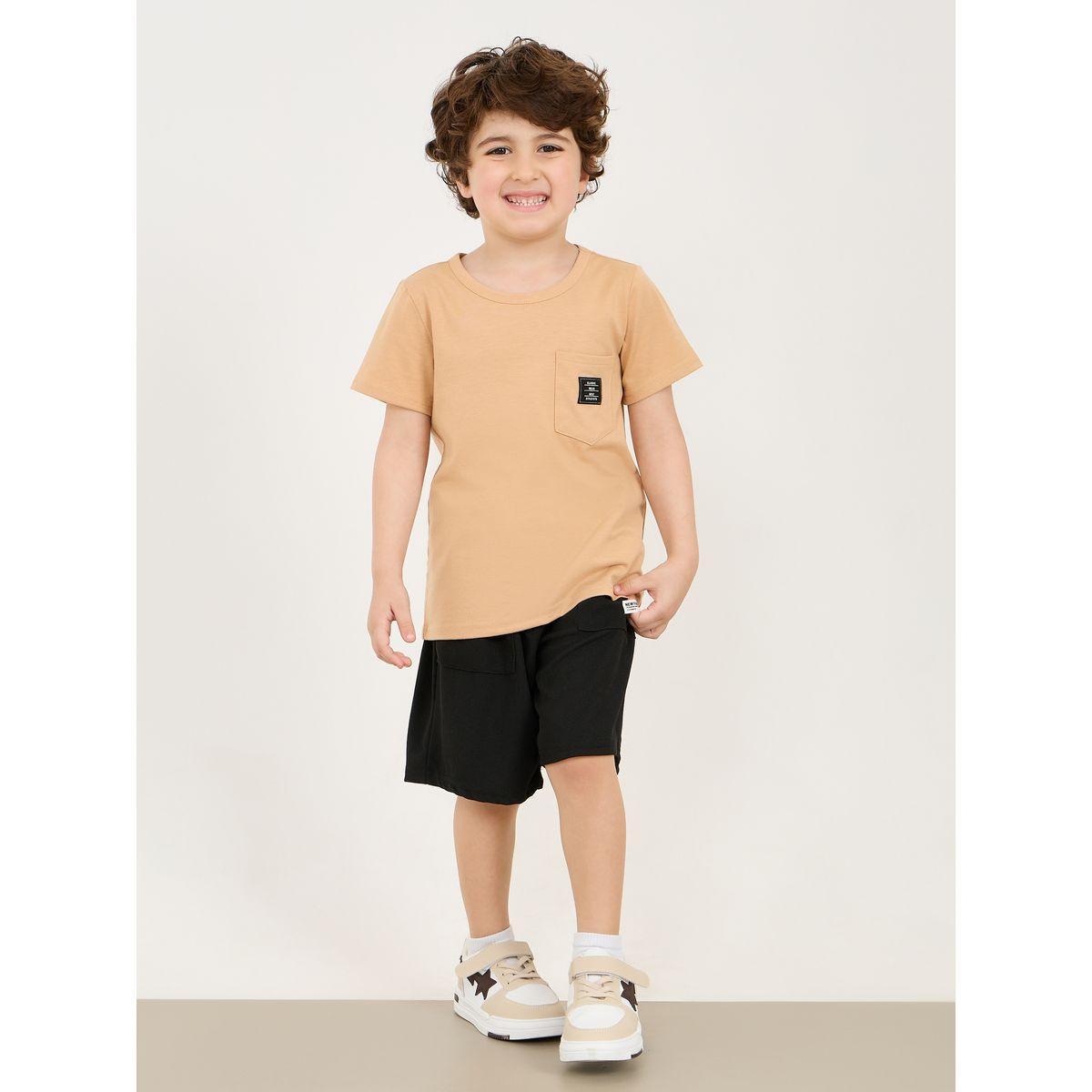 Styli Patch Pocket Detail Binding Neck T-shirt-boys-clothing-tshirtsandpolos-image-2
