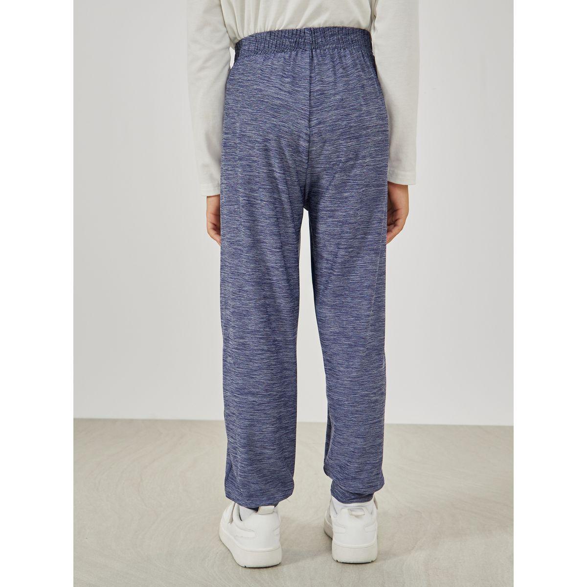 Styli Striped Detail Melange Pants-boys-clothing-bottoms-joggersandtrackpants-image-4