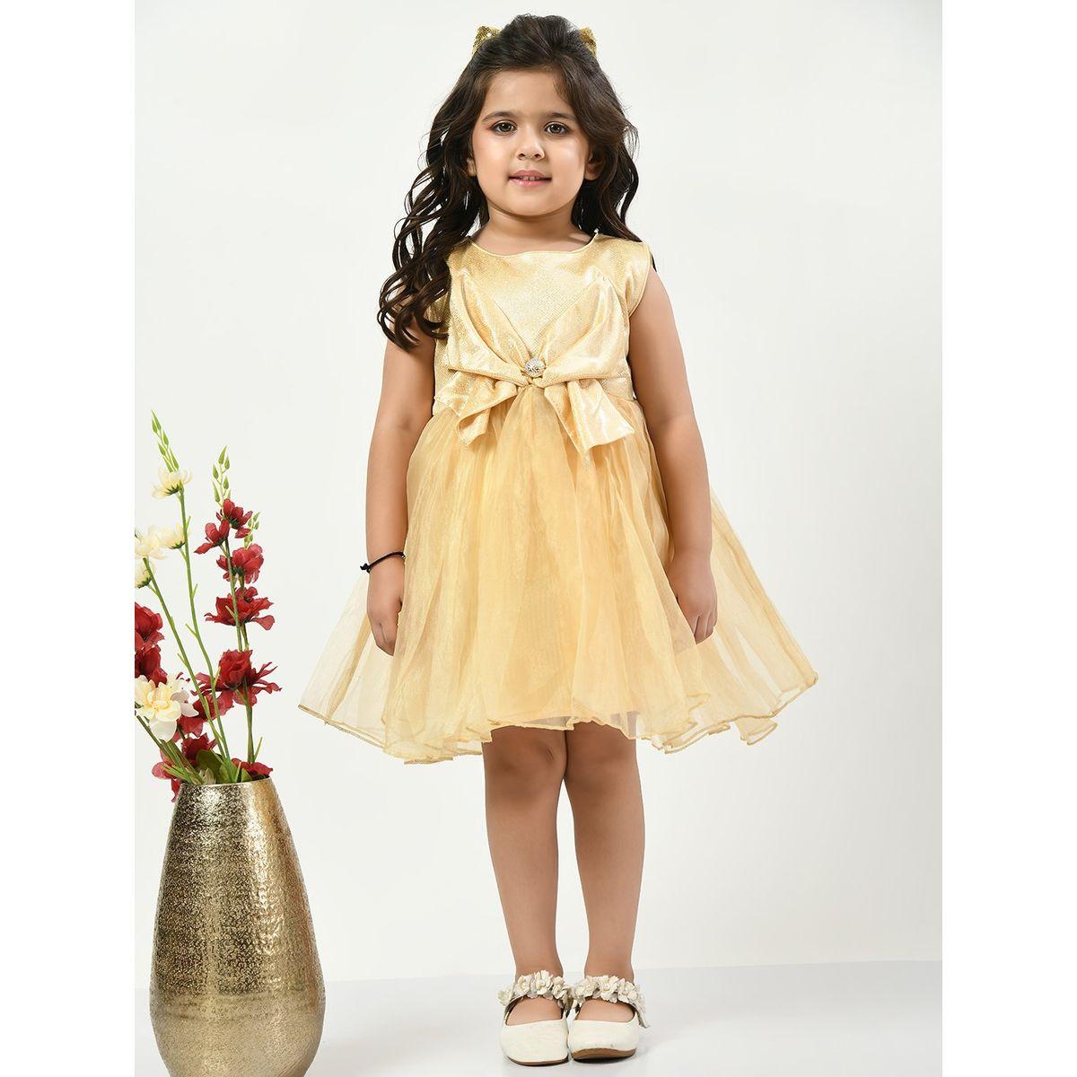 فستان بتفاصيل شبك مع ربطة فيونكة-girls-clothing-dressesandjumpsuits-image-6