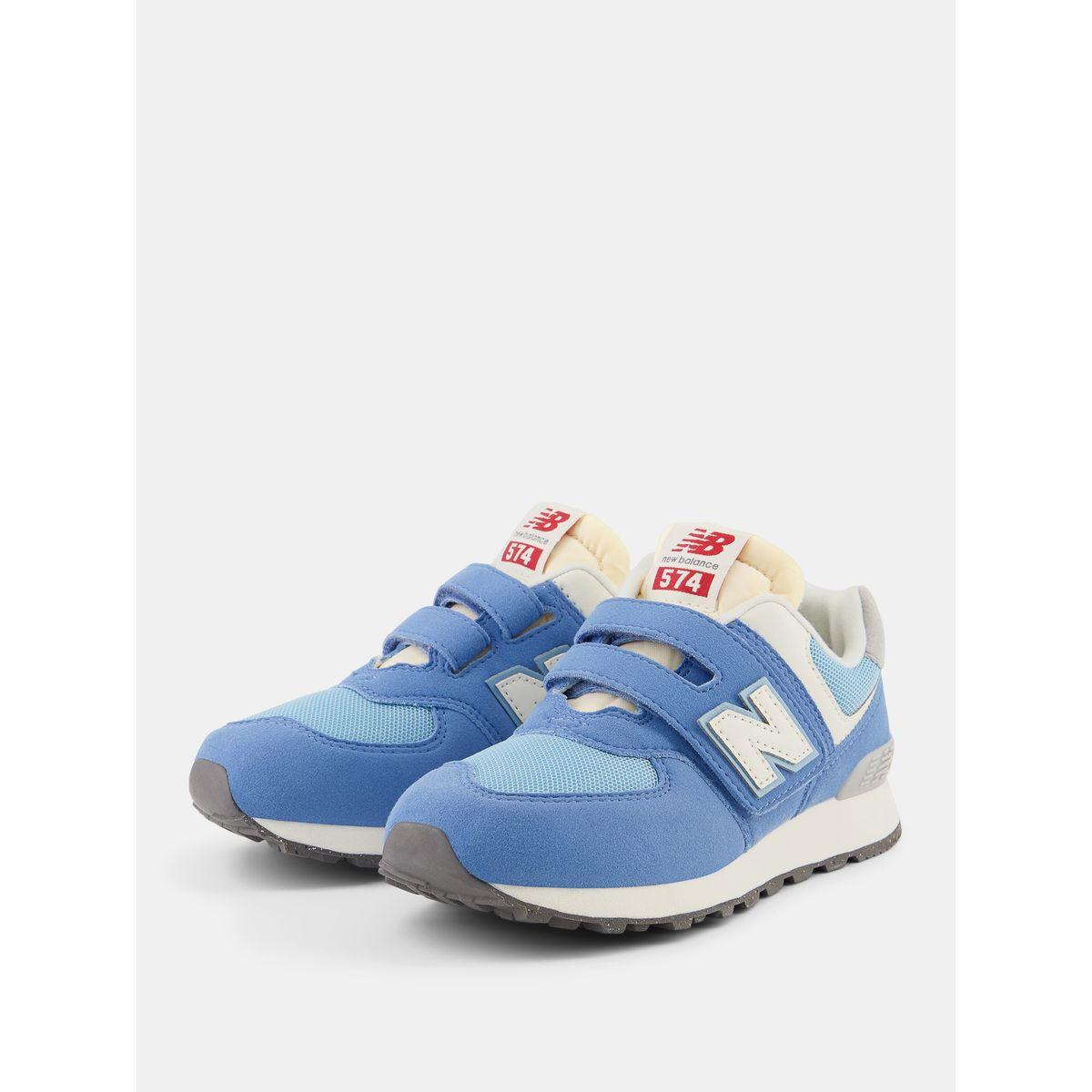 New Balance 574 Colorblock Hook & Loop Sneakers-girls-shoes-sneakers-image-5