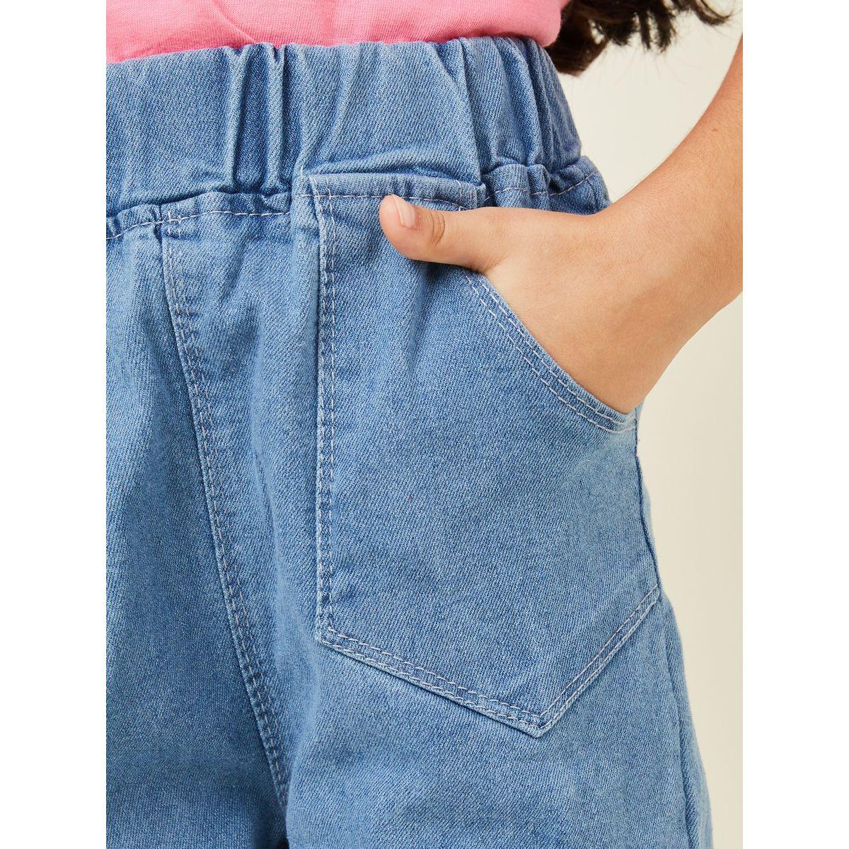 Styli Pocket Detail Paperbag Waist Jeans-girls-clothing-bottoms-jeansandjeggings-image-3
