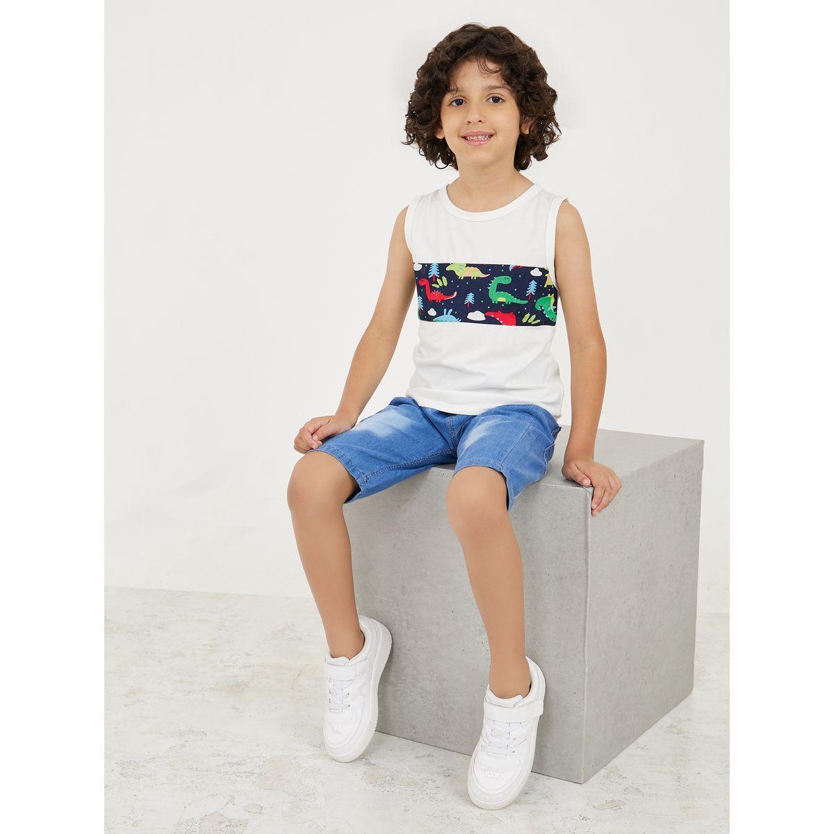 جينز بقصة ارجل مستقيمة وتفاصيل مشطوفة-boys-clothing-bottoms-jeans-image-3