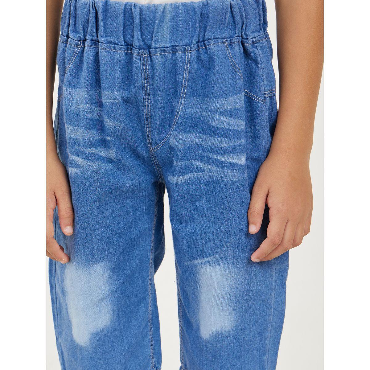 Styli Bleach Wash Straight Leg 3/4 Length Jeans-boys-clothing-bottoms-jeans-image-4