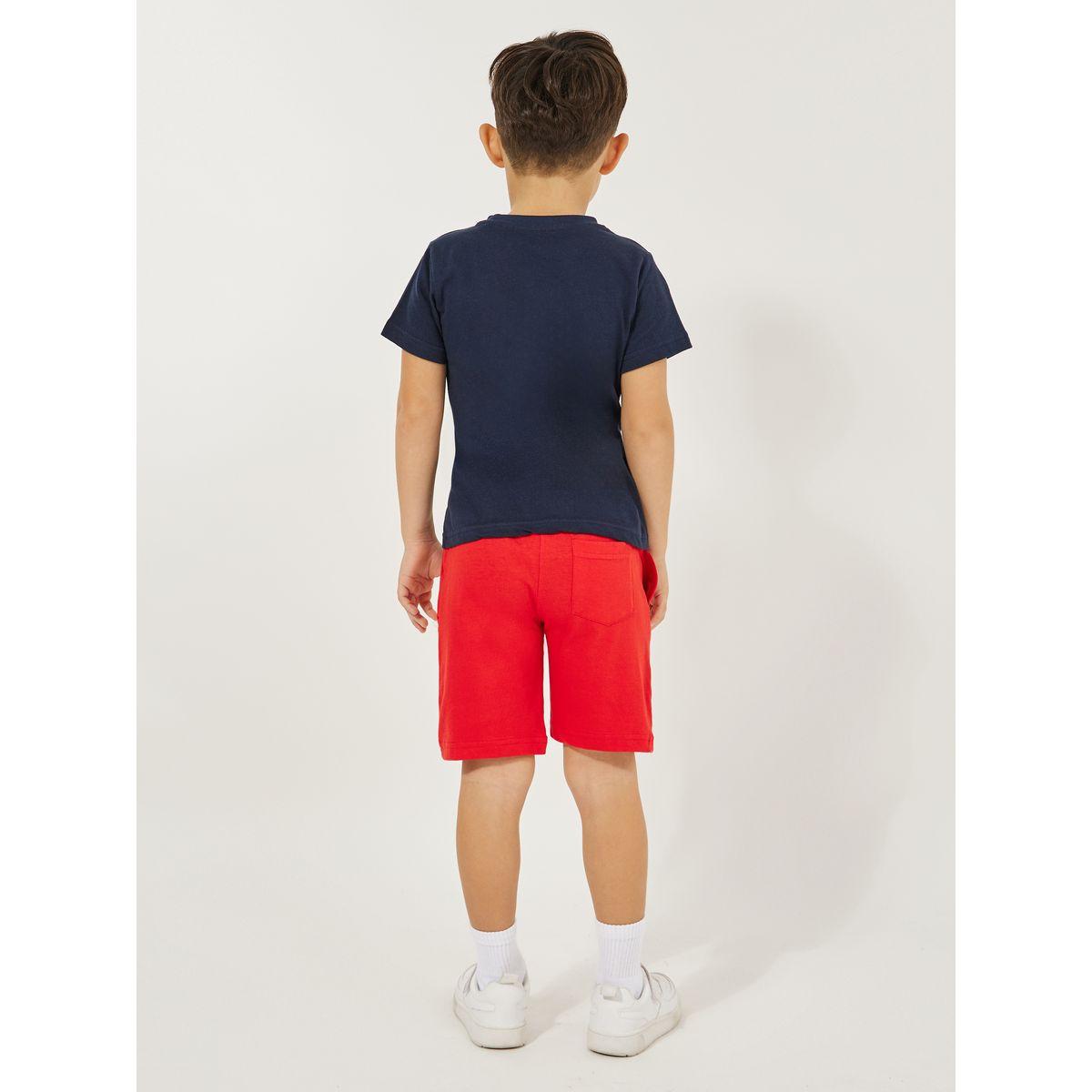 مجموعة من شورت وتيشيرت بطبعة افينجرز-boys-clothing-setsandcoords-image-4