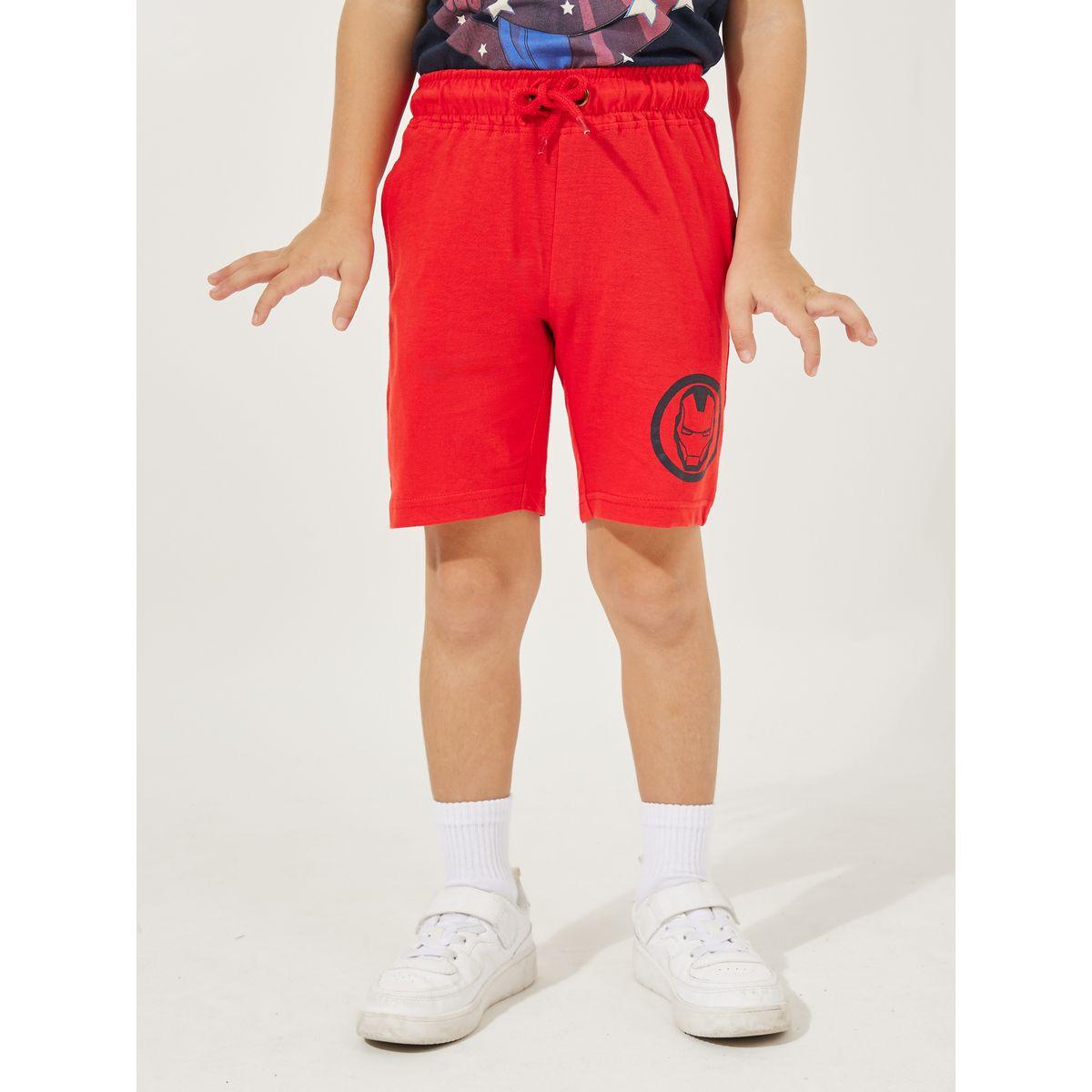 Styli Avengers Print T-Shirt & Shorts Set-boys-clothing-setsandcoords-image-5