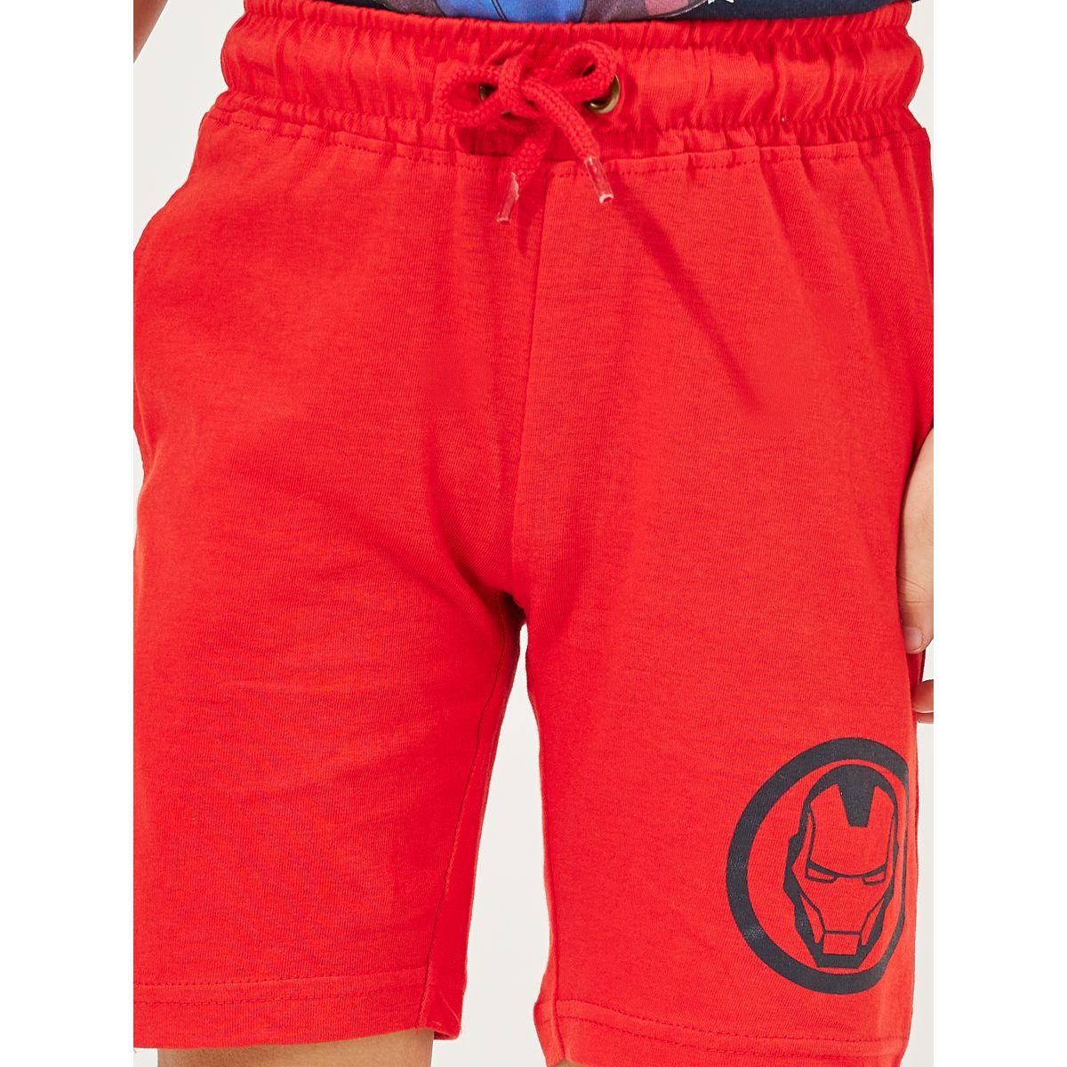 مجموعة من شورت وتيشيرت بطبعة افينجرز-boys-clothing-setsandcoords-image-6