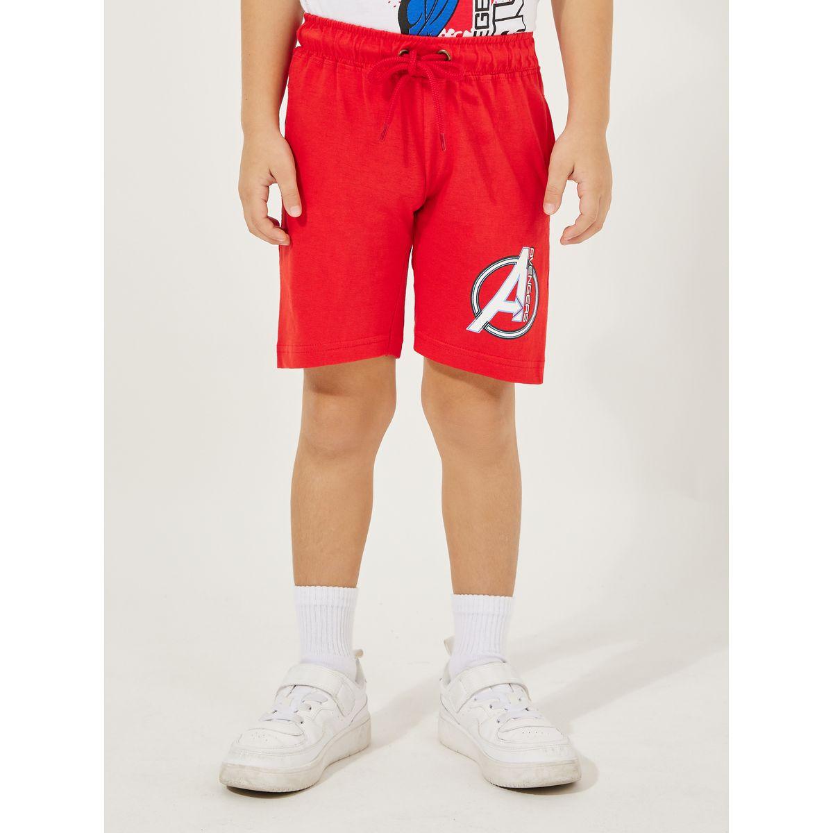Styli Avengers Print T-Shirt & Shorts Set-boys-clothing-setsandcoords-image-5