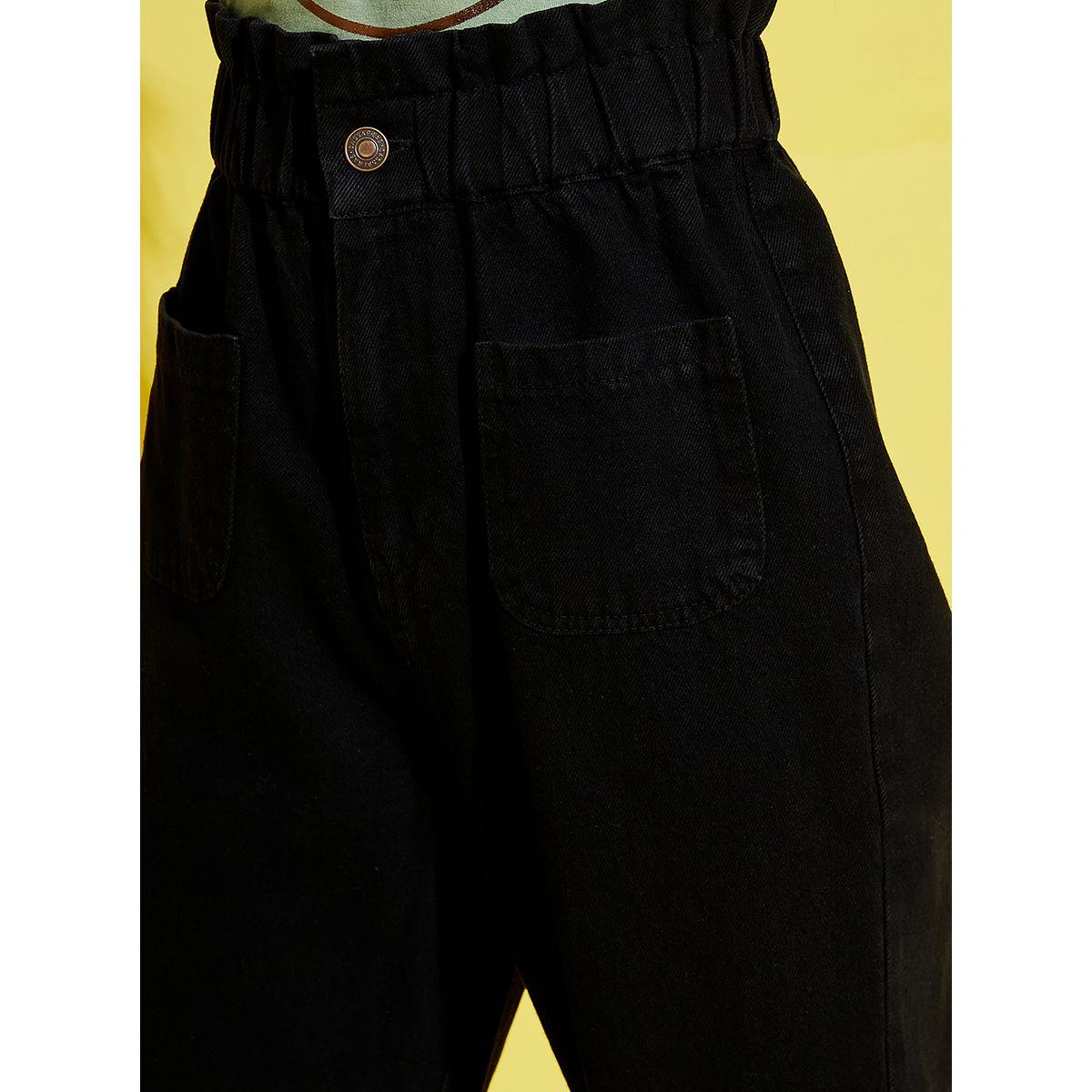 جينز سادة بخصر بيبر باغ وجيوب-girls-clothing-bottoms-jeansandjeggings-image-4