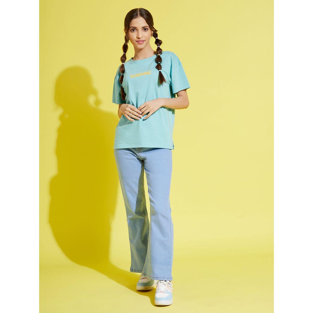 NOH-VOH Solid High Rise Flared Jeans-girls-clothing-bottoms-trousers-image-1