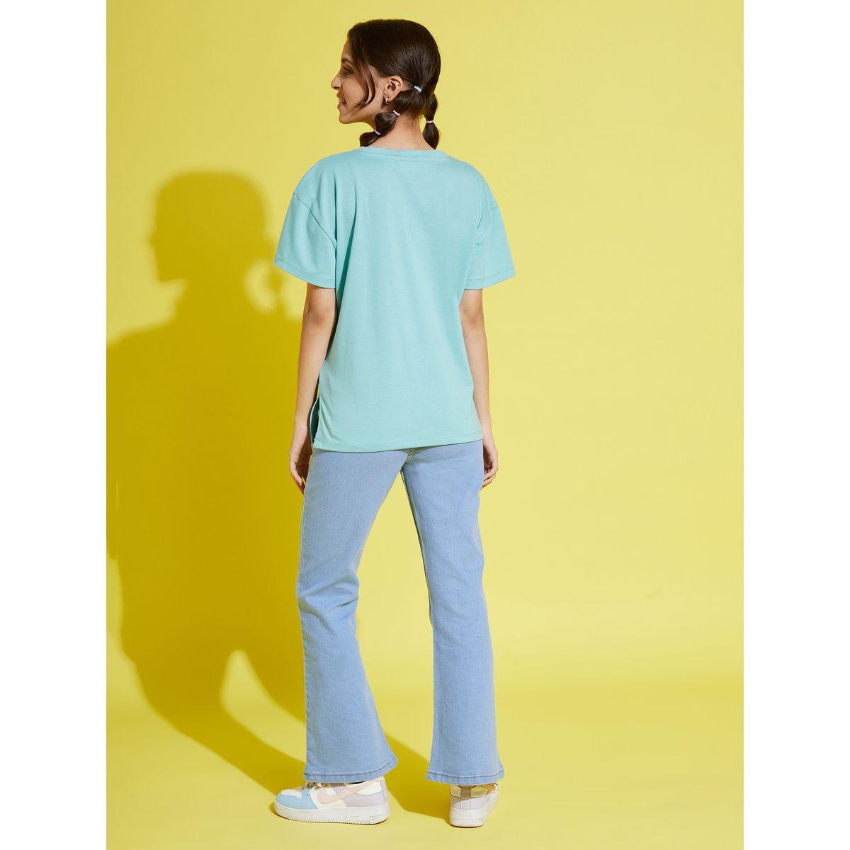 NOH-VOH Solid High Rise Flared Jeans-girls-clothing-bottoms-trousers-image-2