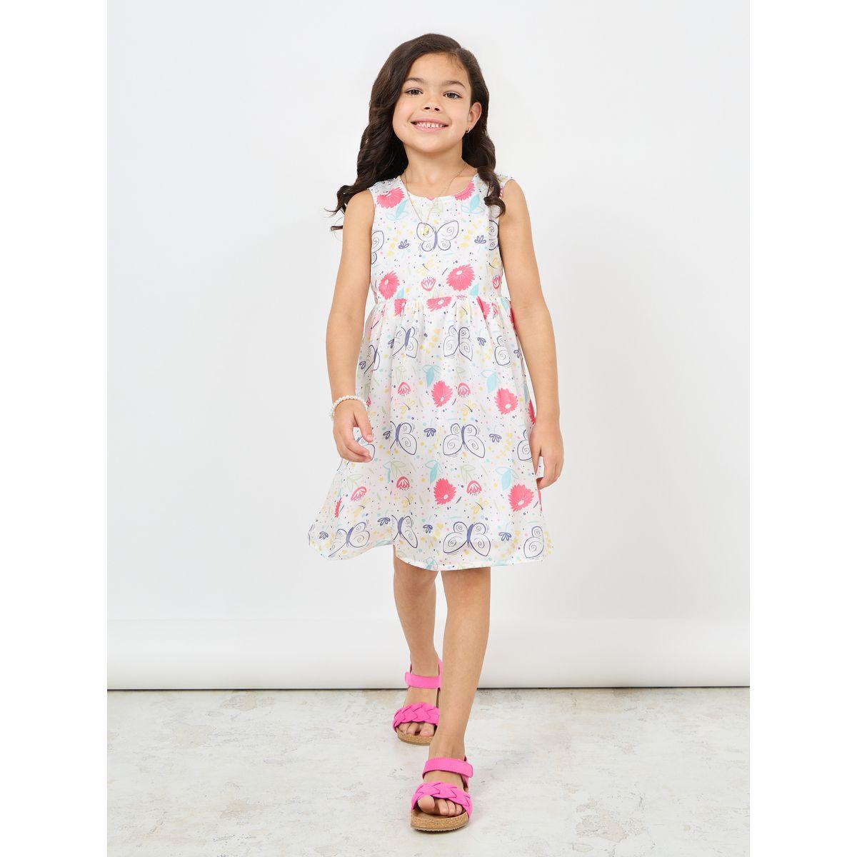 Styli Butterfly Print Sleeveless Dress-girls-clothing-dressesandjumpsuits-image-1