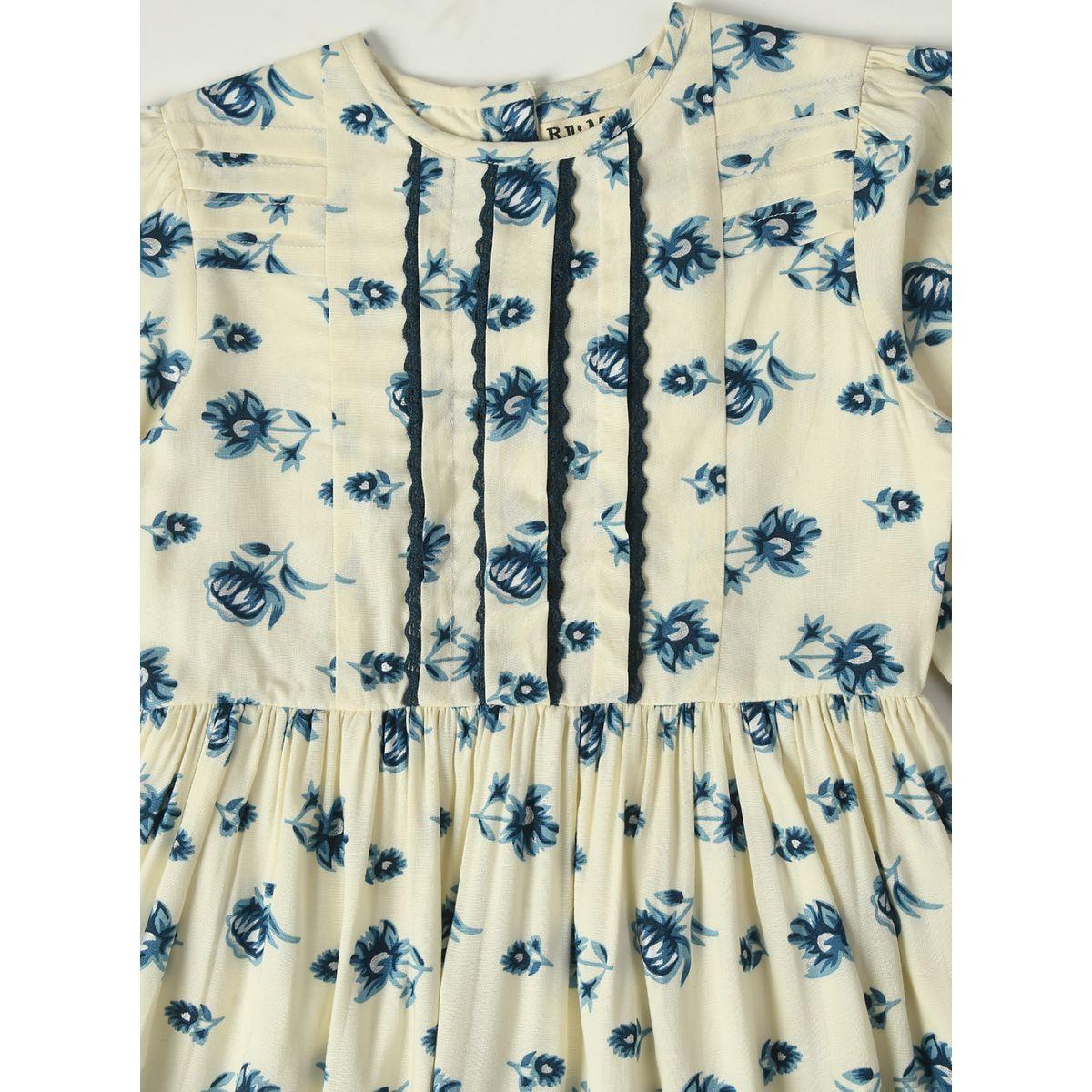 فستان قطن بطبعات صغيرة ودانتيل بيلا مودا × ستايلي-girls-clothing-dressesandjumpsuits-image-3