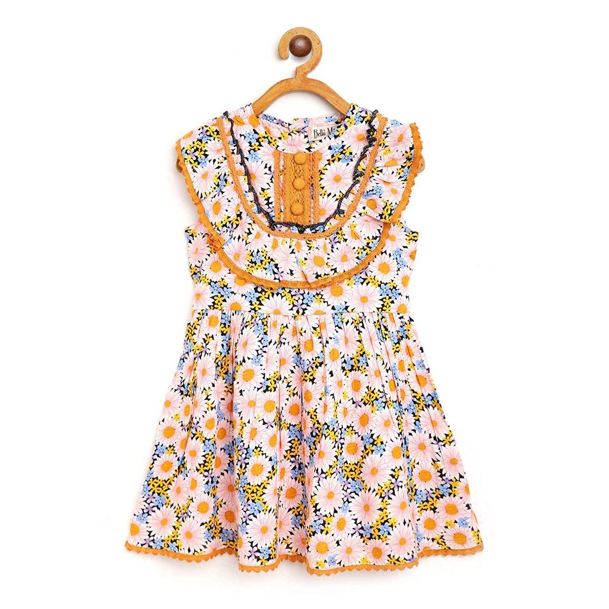 Bella Moda X Styli  Floral Print A-Line Dress-girls-clothing-dressesandjumpsuits-image-1