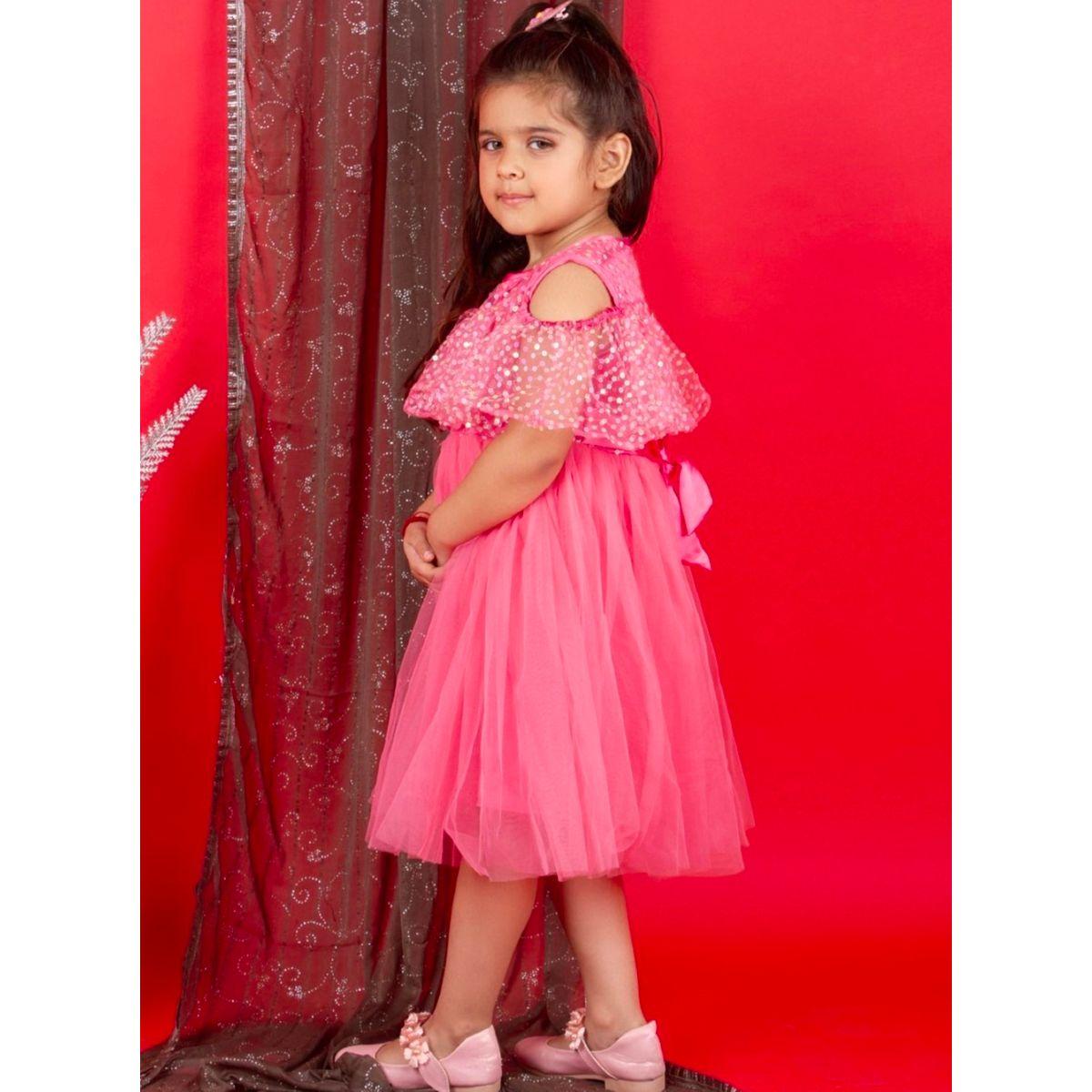 فستان سكاتر باكتاف مكشوفة مع ترتر-girls-clothing-dressesandjumpsuits-image-5