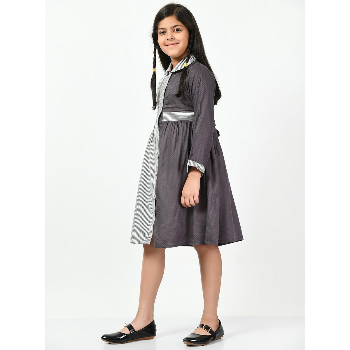 فستان مخطط بنمط كتل الالوان بيلا مودا × ستايلي-girls-clothing-dressesandjumpsuits-image-4