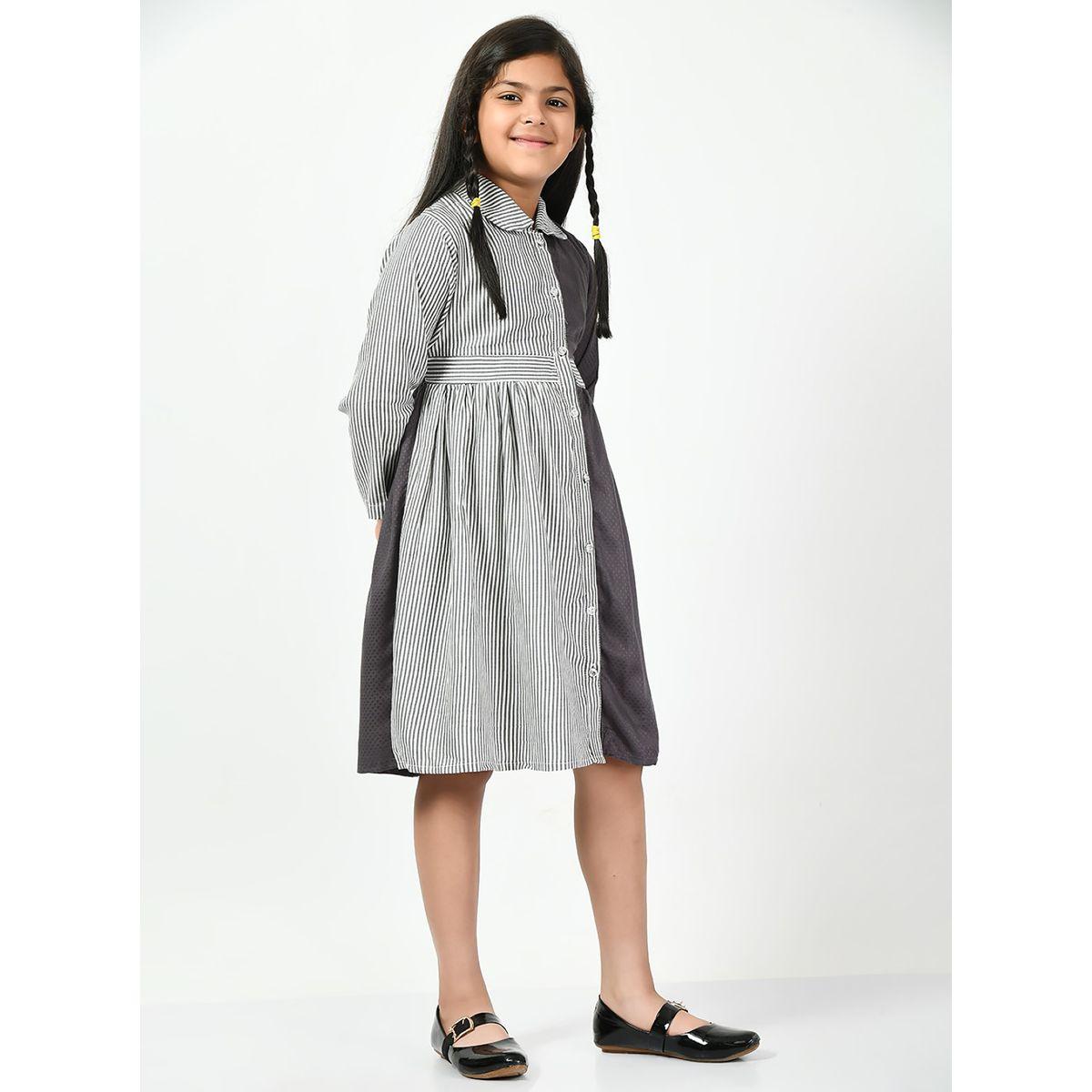 فستان مخطط بنمط كتل الالوان بيلا مودا × ستايلي-girls-clothing-dressesandjumpsuits-image-5