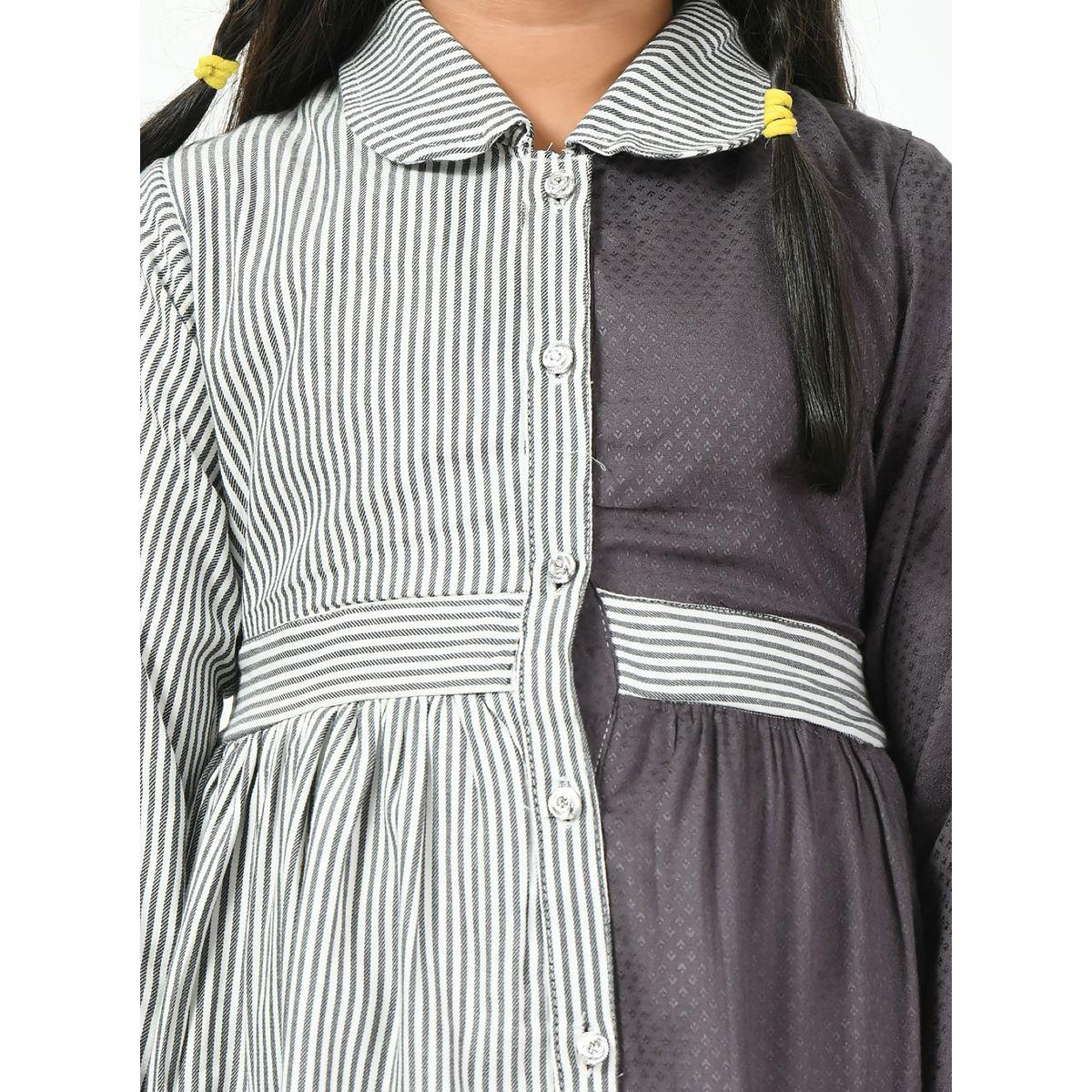 فستان مخطط بنمط كتل الالوان بيلا مودا × ستايلي-girls-clothing-dressesandjumpsuits-image-6