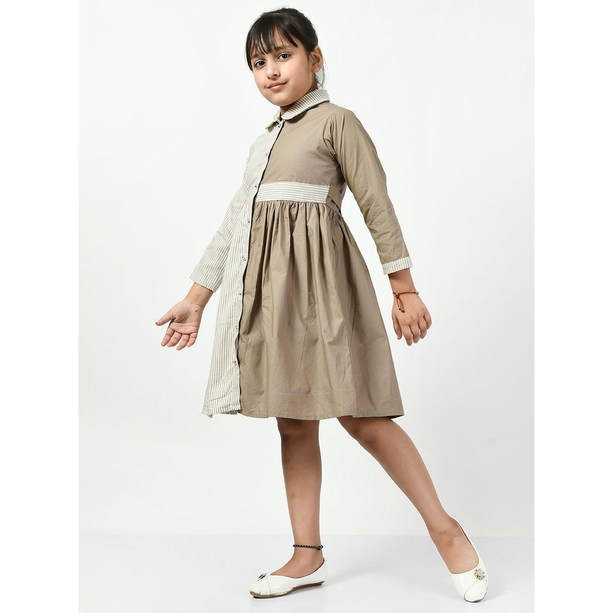 فستان مخطط بنمط كتل الالوان بيلا مودا × ستايلي-girls-clothing-dressesandjumpsuits-image-4