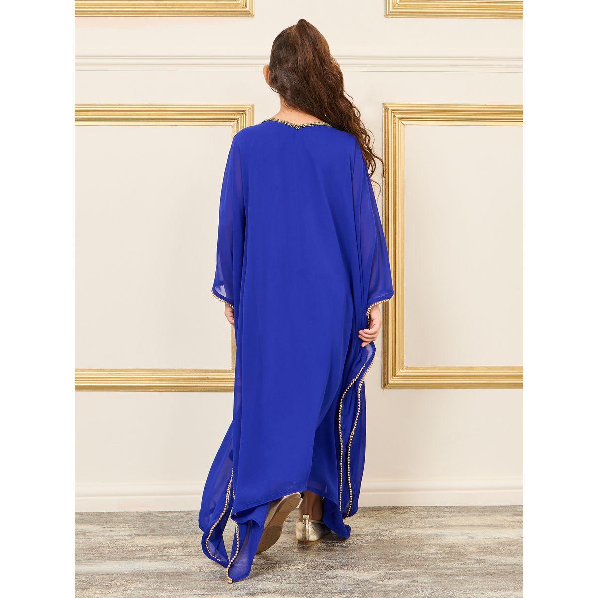 قفطان بتفاصيل مُطرّزة ومنمق بالخرز-girls-clothing-dressesandjumpsuits-image-4