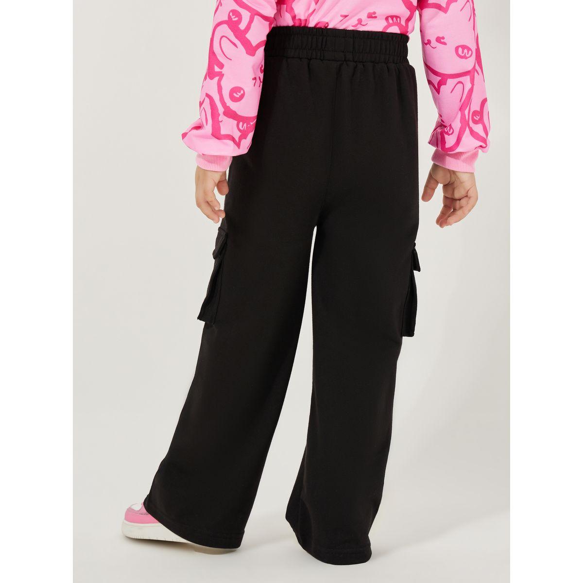 جوغر كارجو سادة بقصة مريحة-girls-clothing-bottoms-joggersandtrackpants-image-1