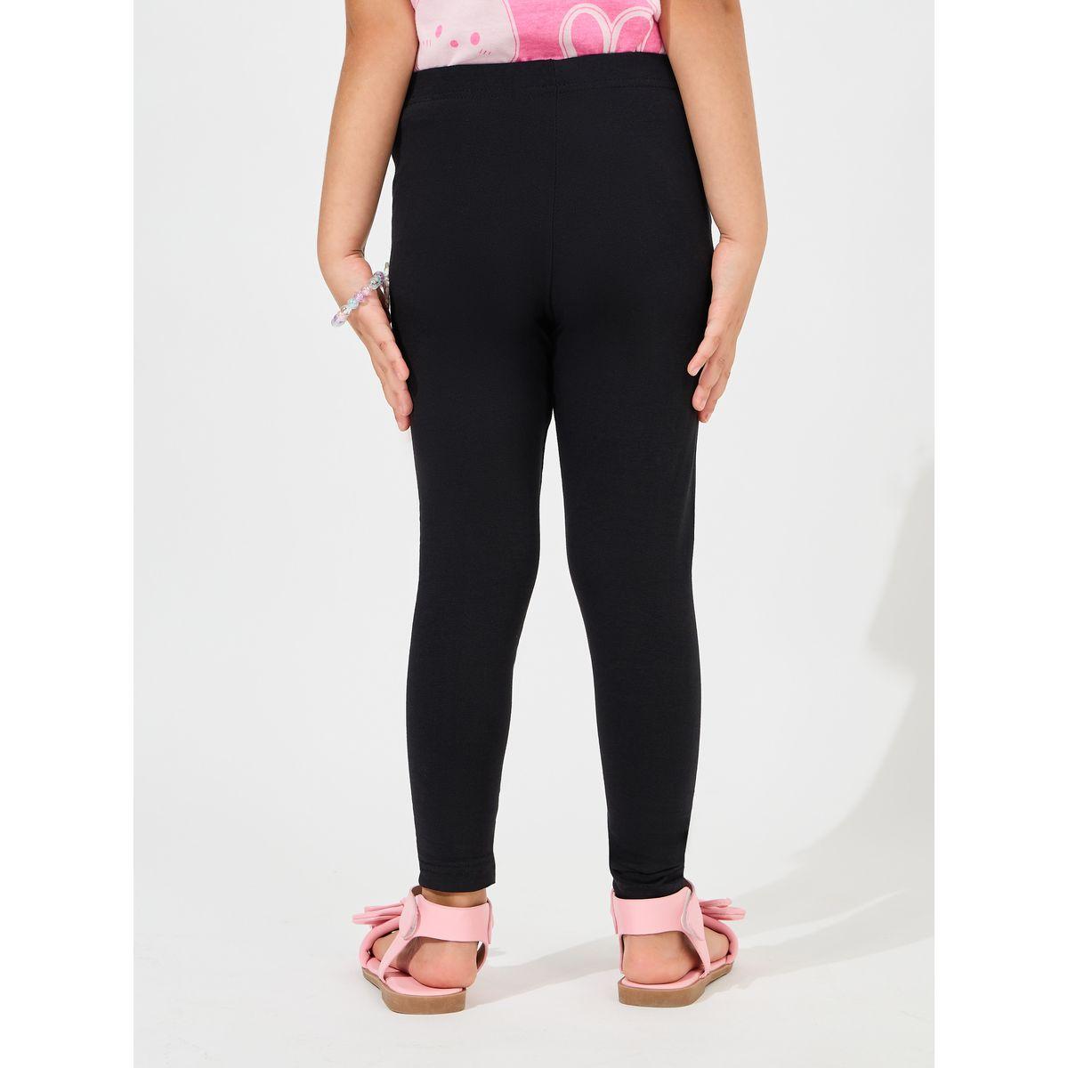 ليقنز مزين بشارة مع خصر مطاطي-girls-clothing-bottoms-leggings-image-4