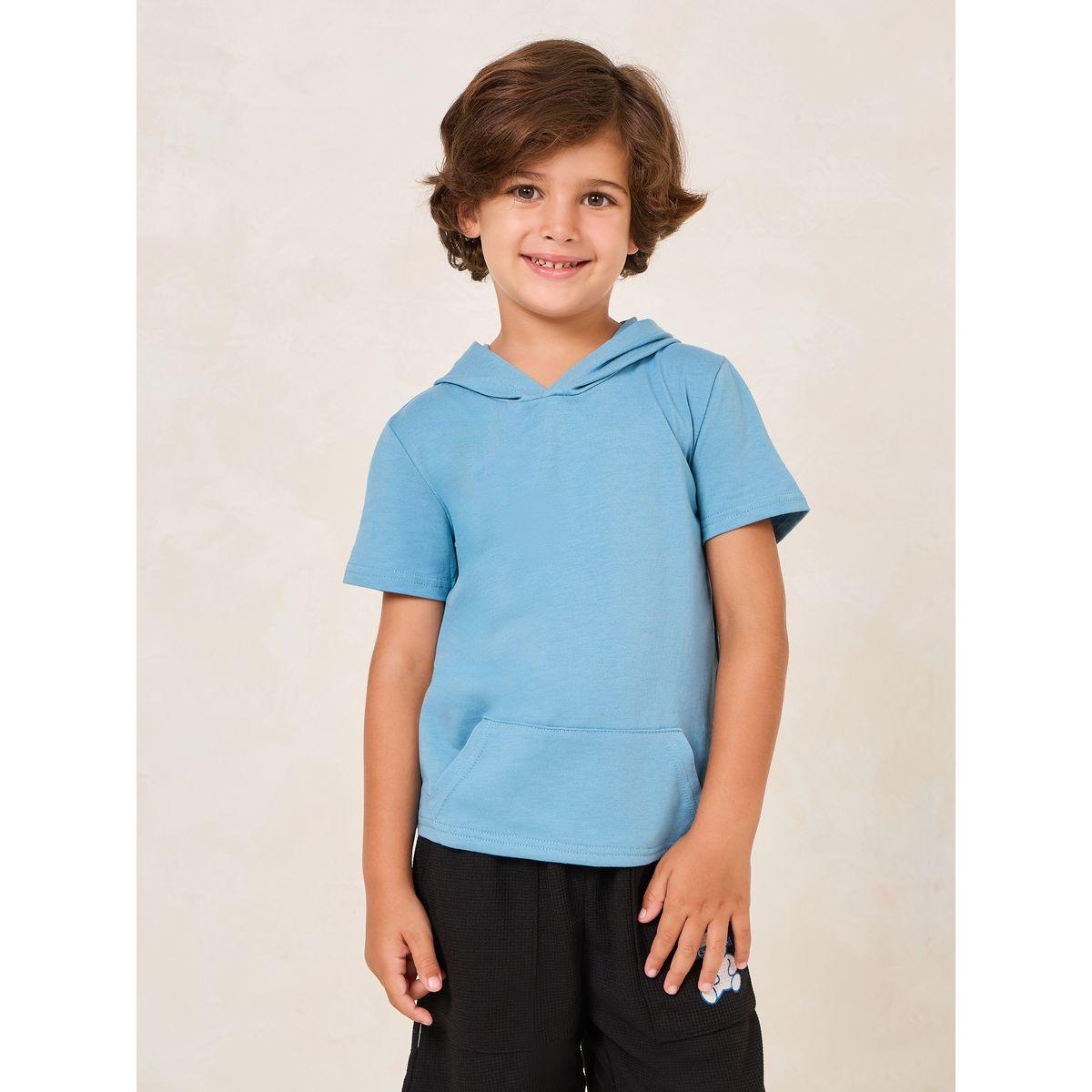Styli Pocket Front Hooded T-Shirt-boys-clothing-tshirtsandpolos-image-1
