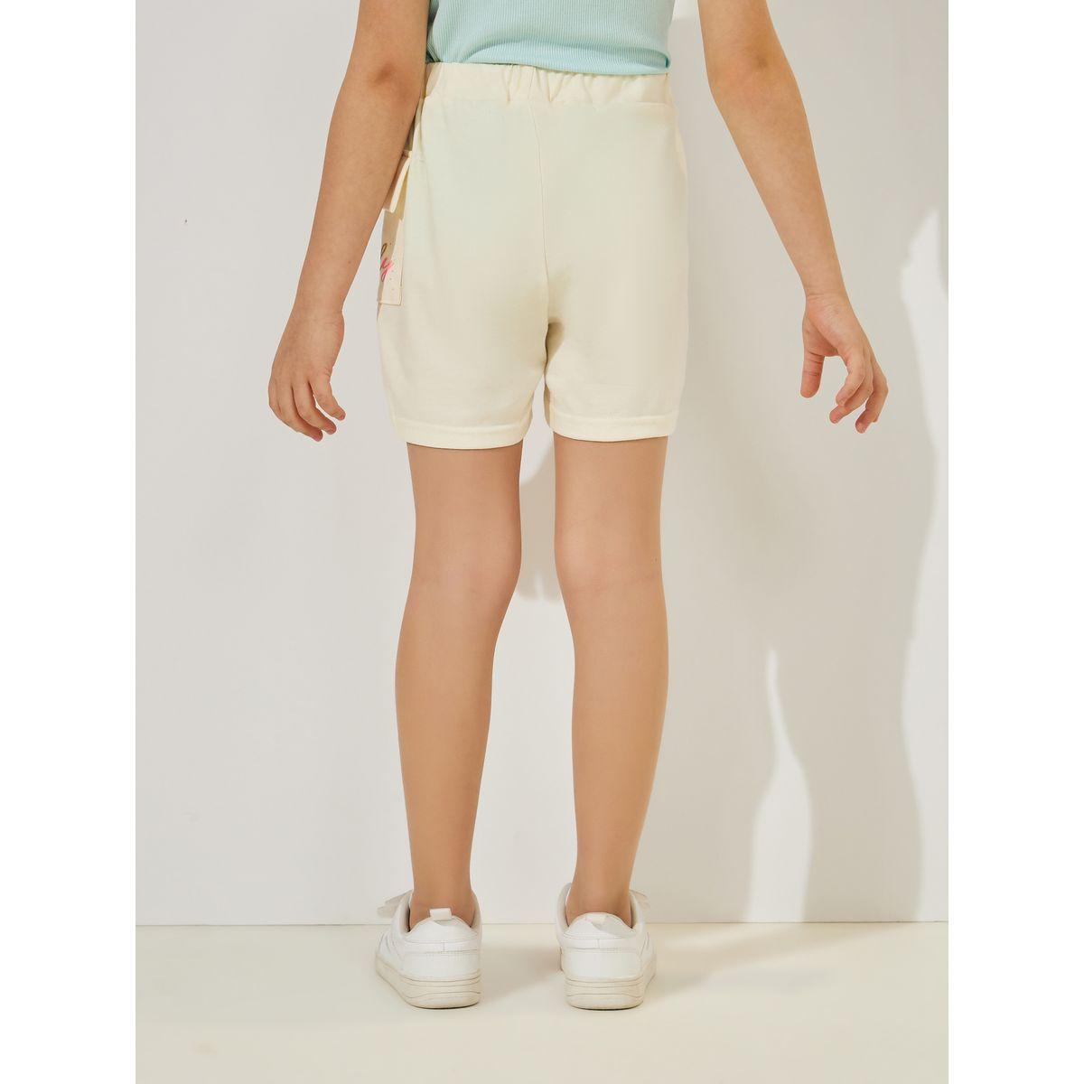 شورت كارجو بتفاصيل مُطرّزة-girls-clothing-bottoms-shorts-image-4