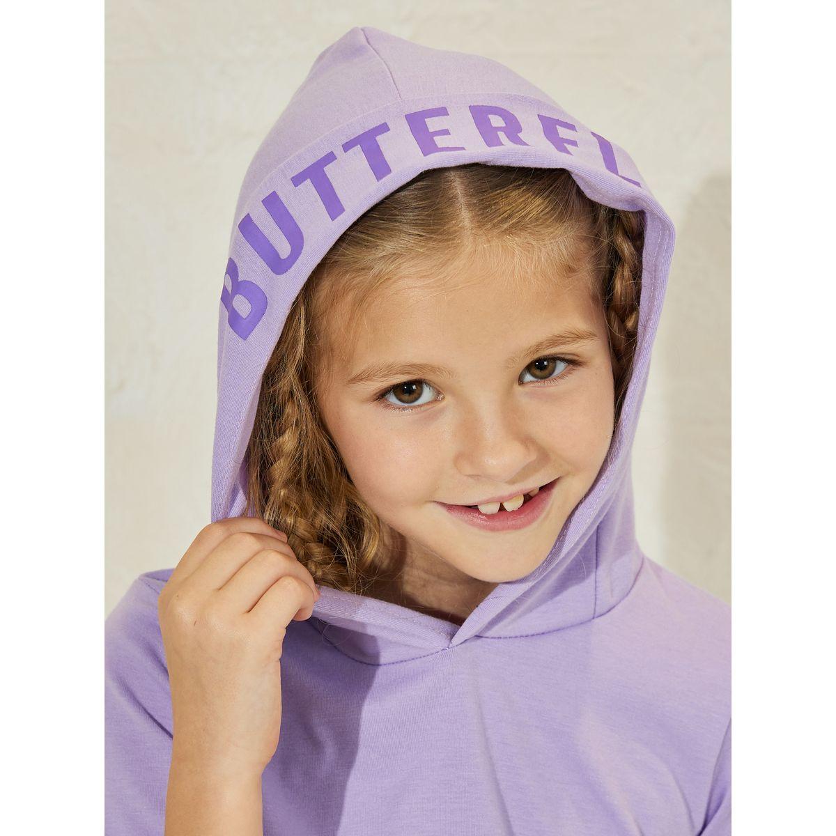 Styli Hooded Crop Top & Cami Dress Set-girls-clothing-setsandcoords-image-4