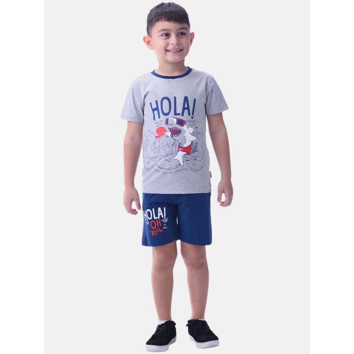 Victor and Jane X Styli  Hola Short Sleeve T-Shirt & Shorts Set-boys-clothing-setsandcoords-image-1