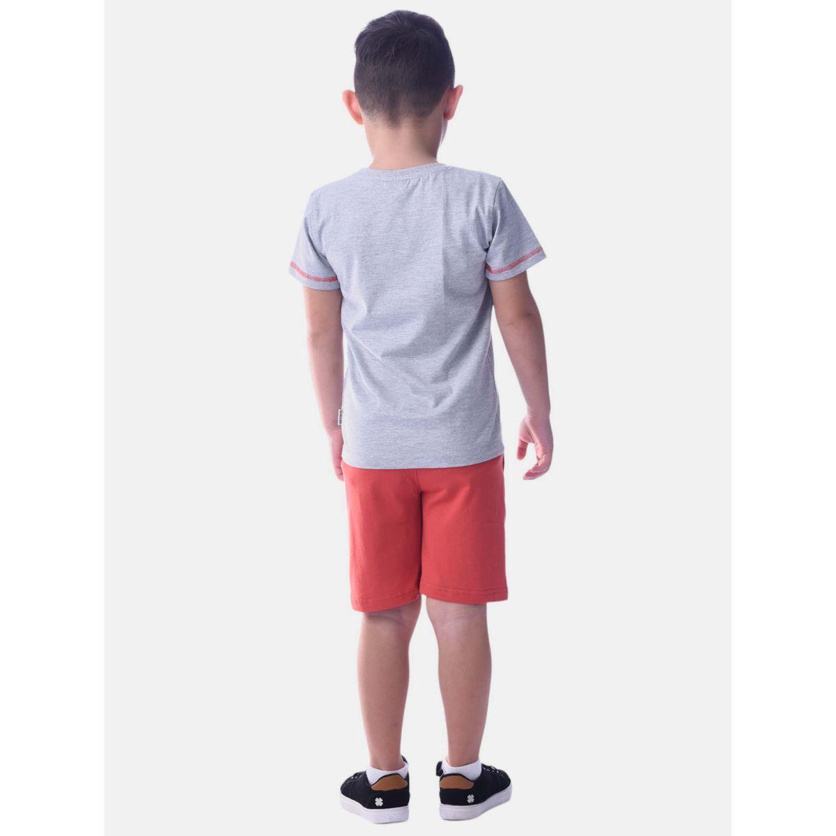 مجموعة من شورت وتيشيرت باكمام قصيرة فيكتور آند جين × ستايلي-boys-clothing-setsandcoords-image-2